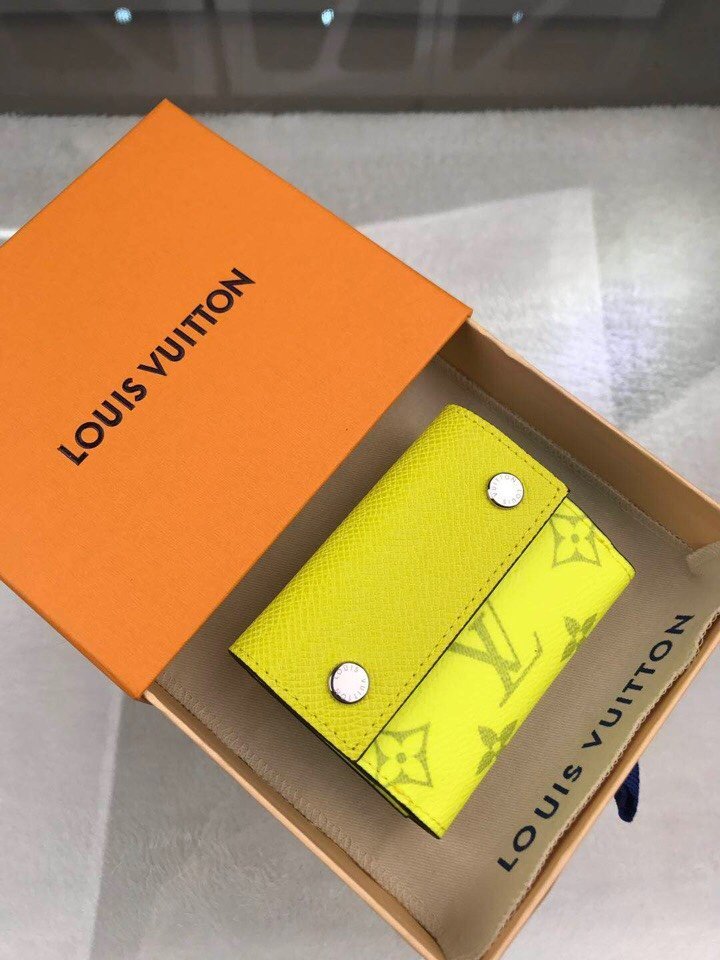 Louis Vuitton Monogram Wallet 10cm Yellow