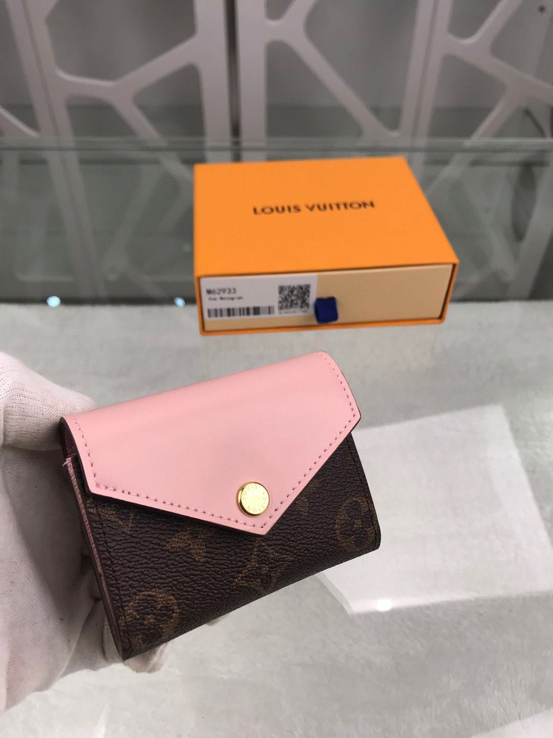 Louis Vuitton Monogram Wallet 10cm Brown