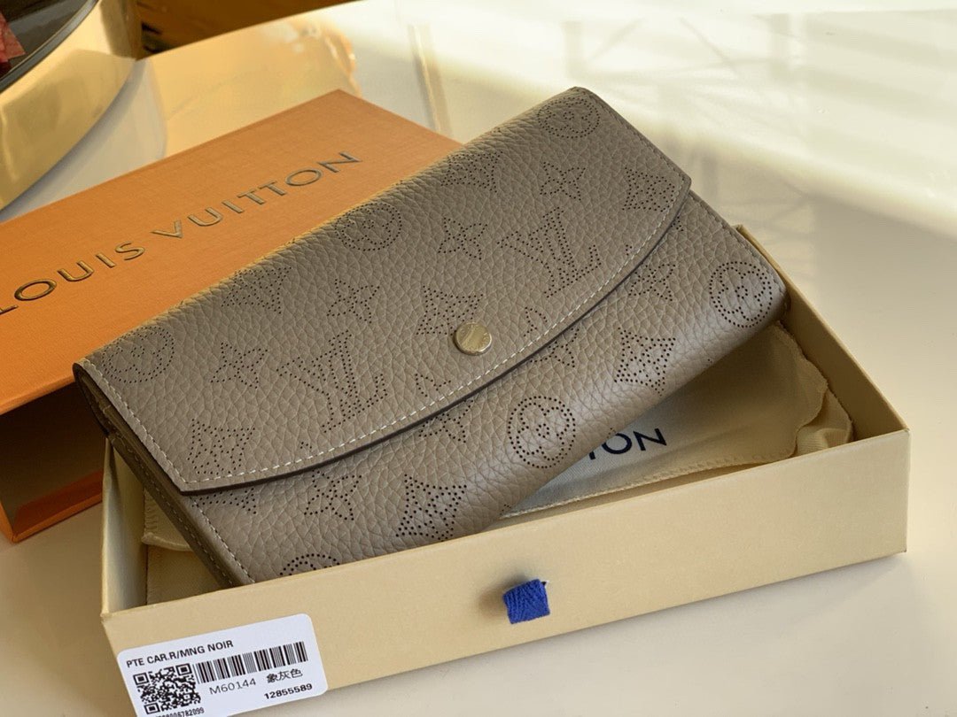 Louis Vuitton Monogram Empreinte Wallet 19cm Brown