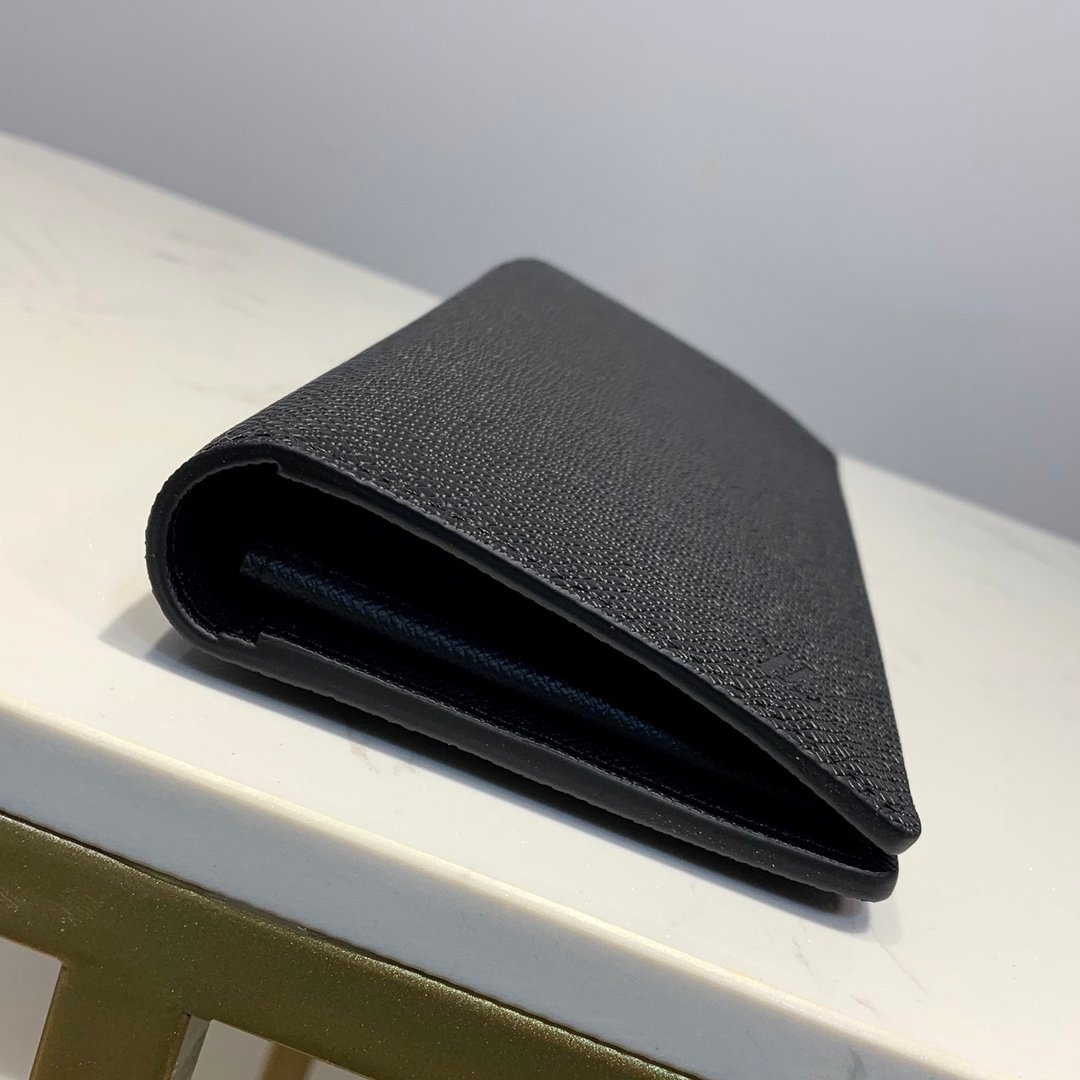 Louis Vuitton Monogram Wallet 10cm Black