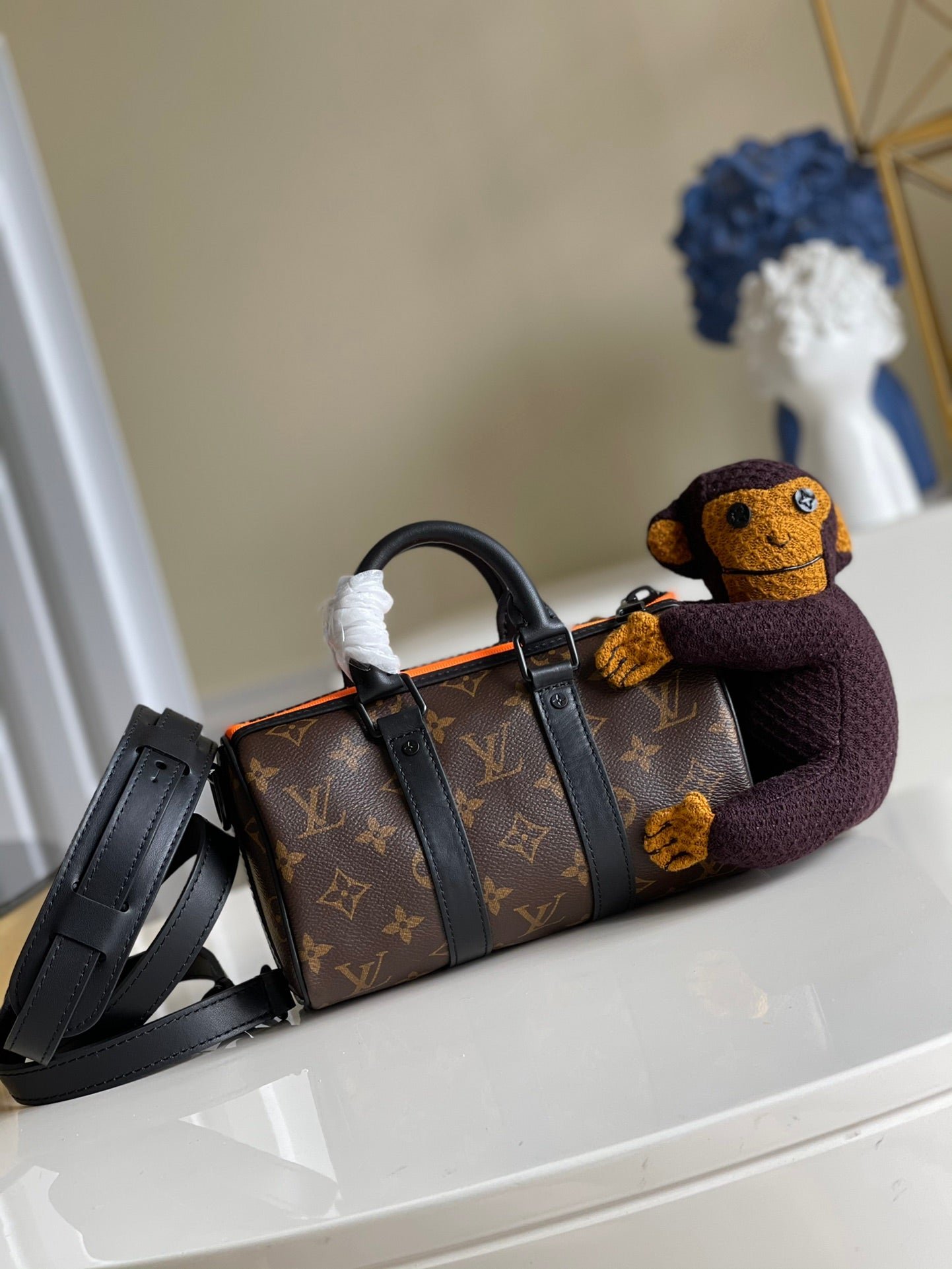 Louis Vuitton Keepall Nano Handle Bag 21cm Brown