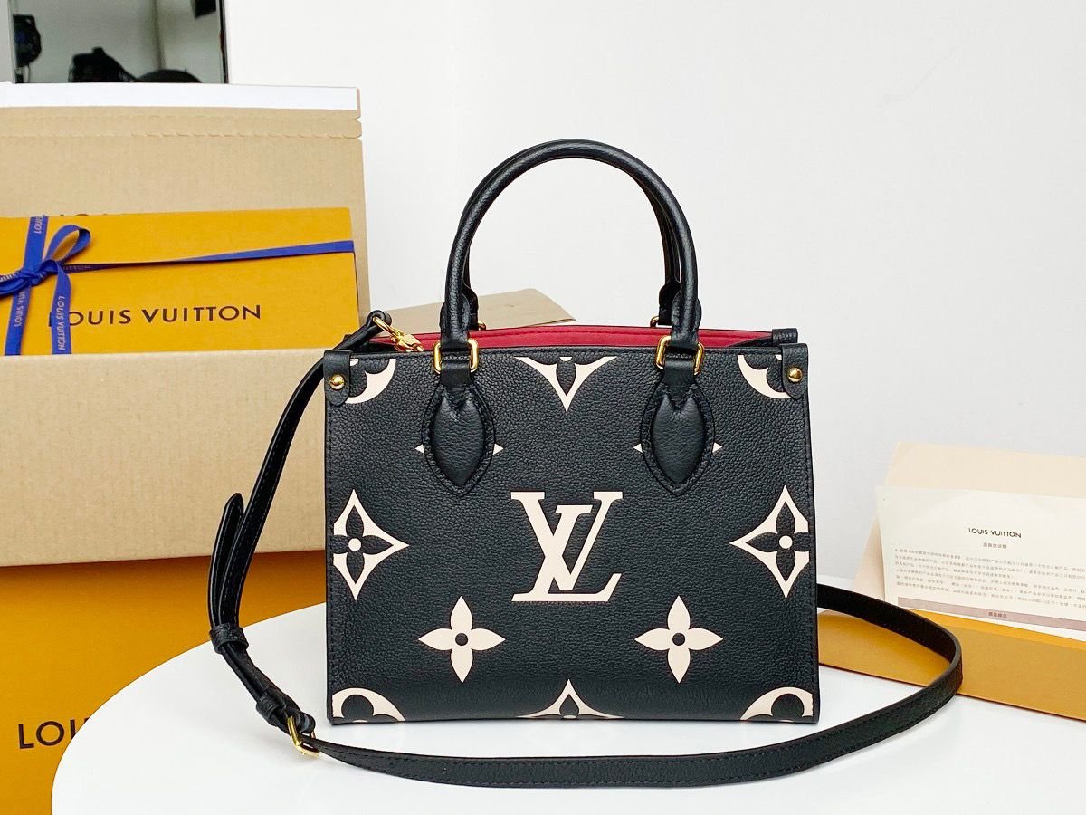 Louis Vuitton Handle Bag 25cm Black