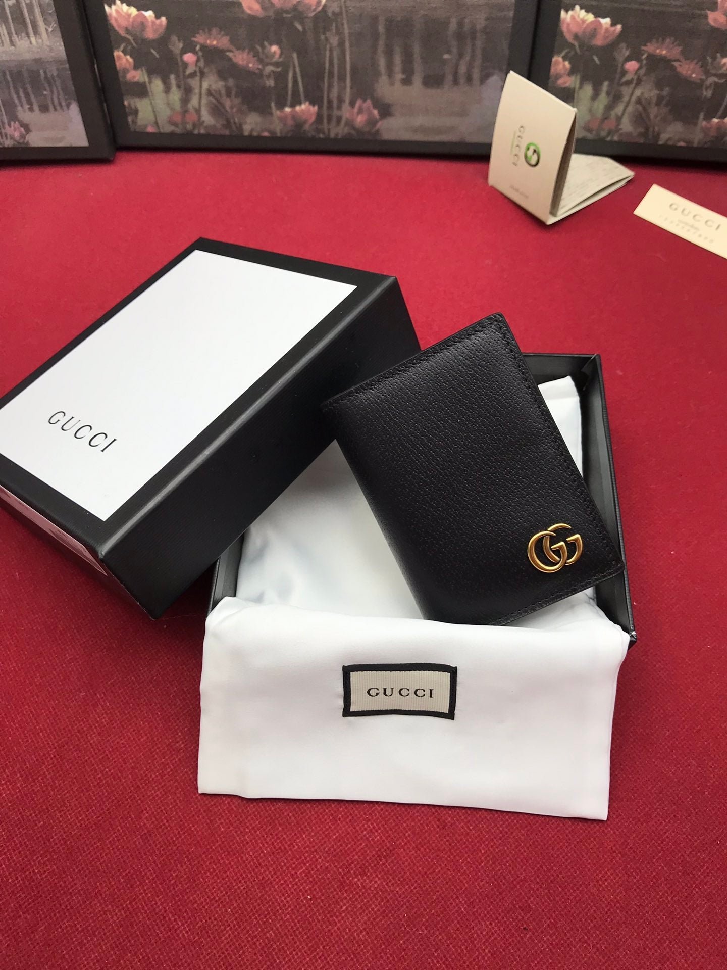 GG Marmont Long Leather Wallet 11cm