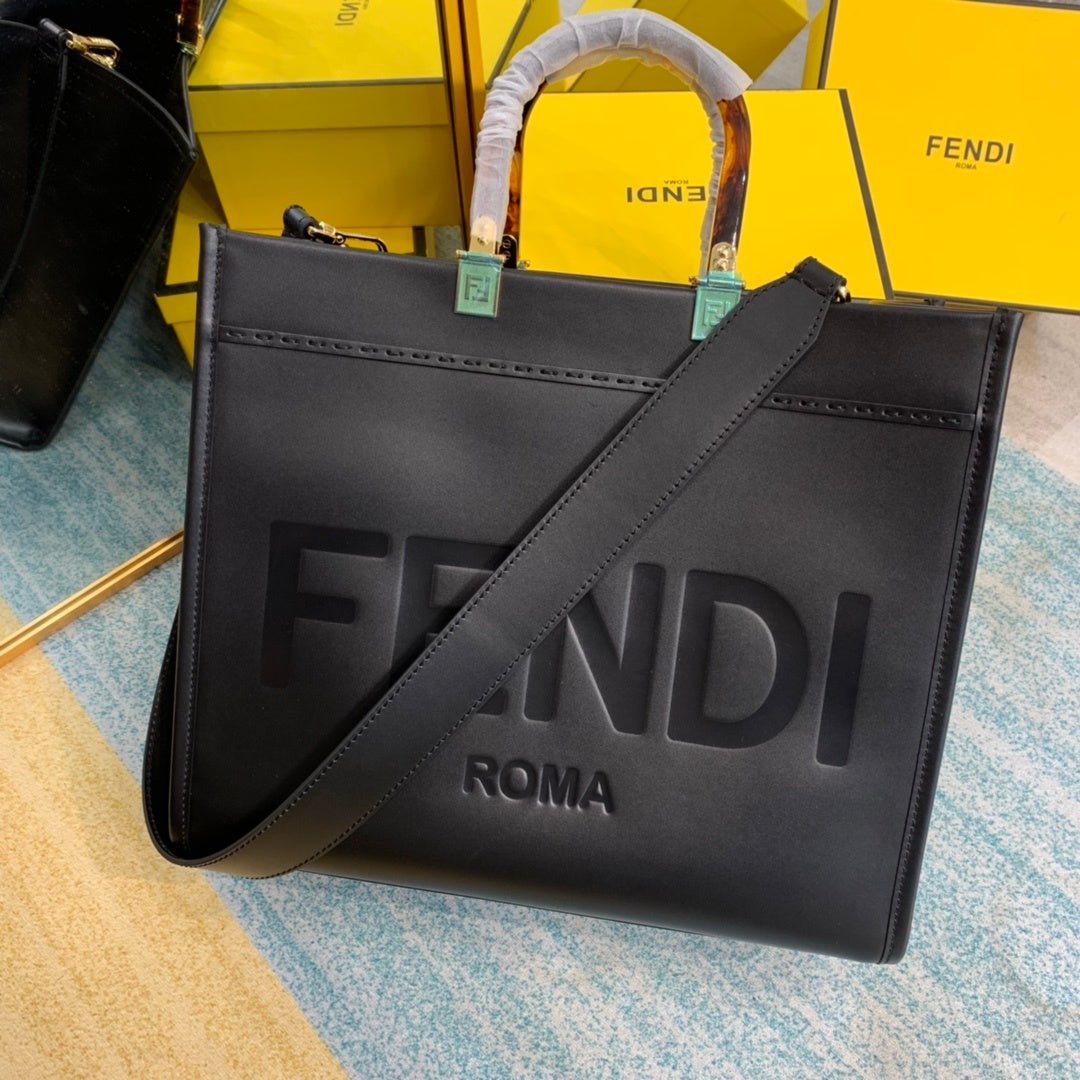 Fendi Sunshine Handle Bag 36cm Black