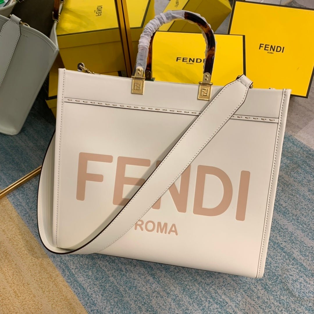 Fendi Sunshine Handle Bag 36cm Beige