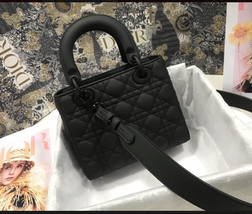 Christian Dior Mini Lady Dior Bag 24cm Black