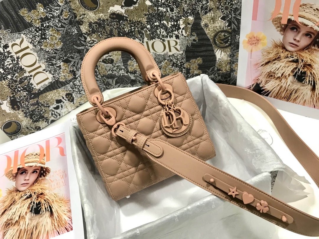Christian Dior Beige Lady Dior My 20cm