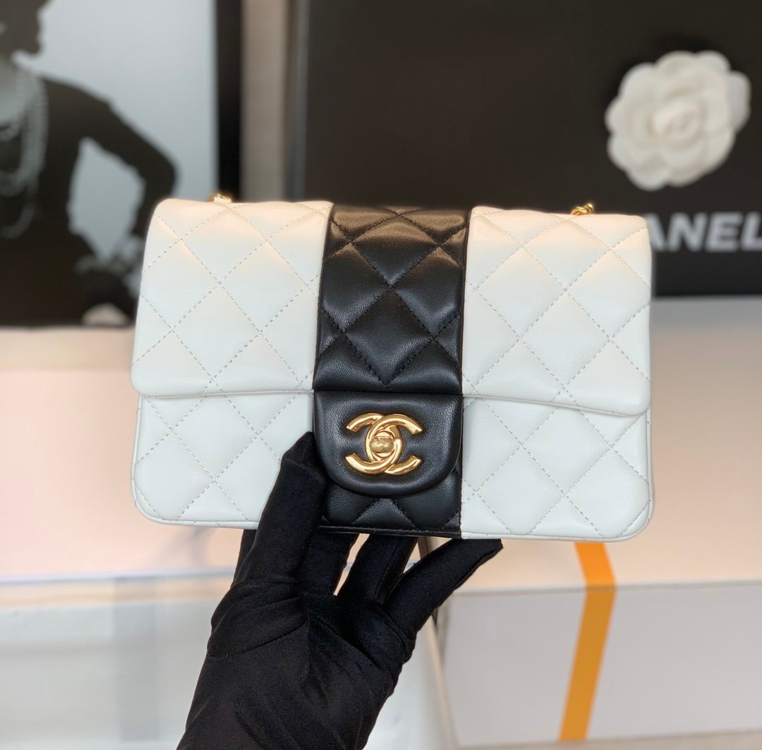Chanel Mini Flap Bag 20cm White