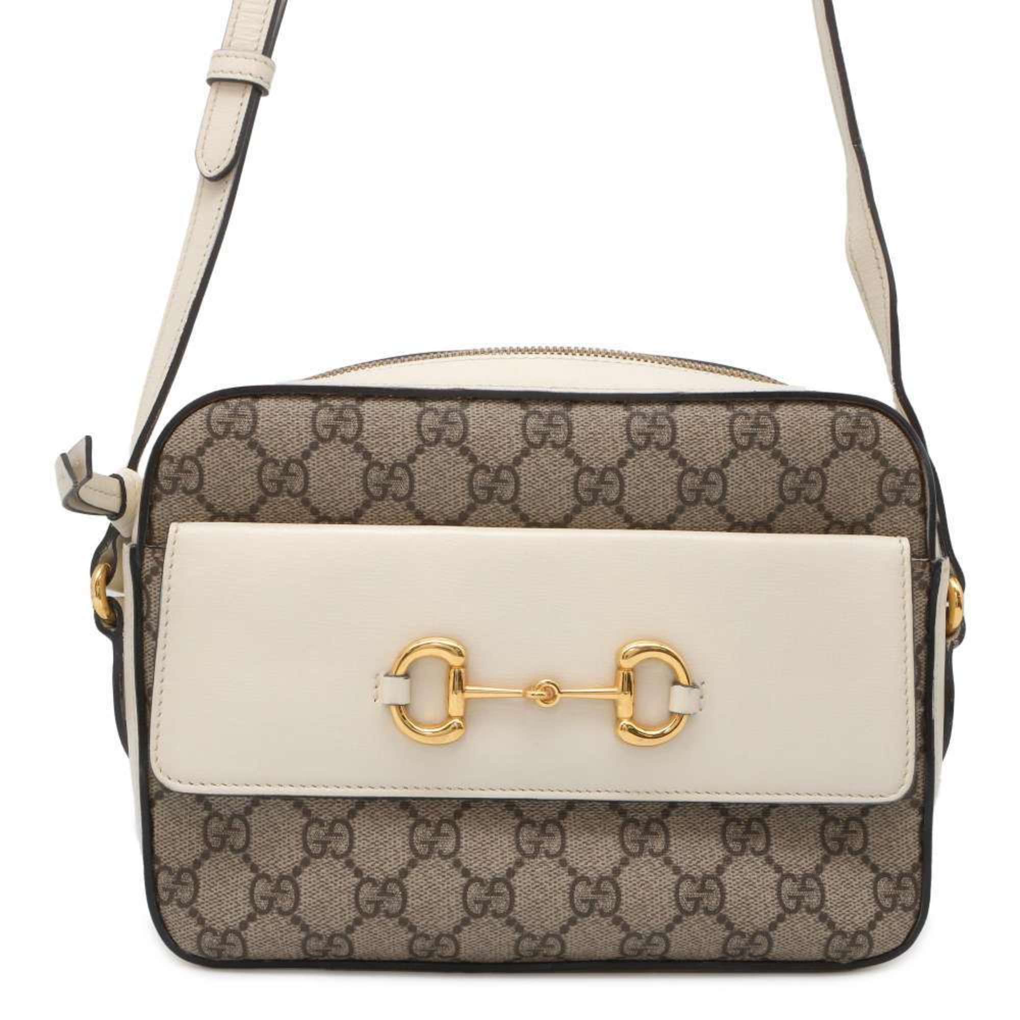 GUCCI Horsebit Shoulder Bag