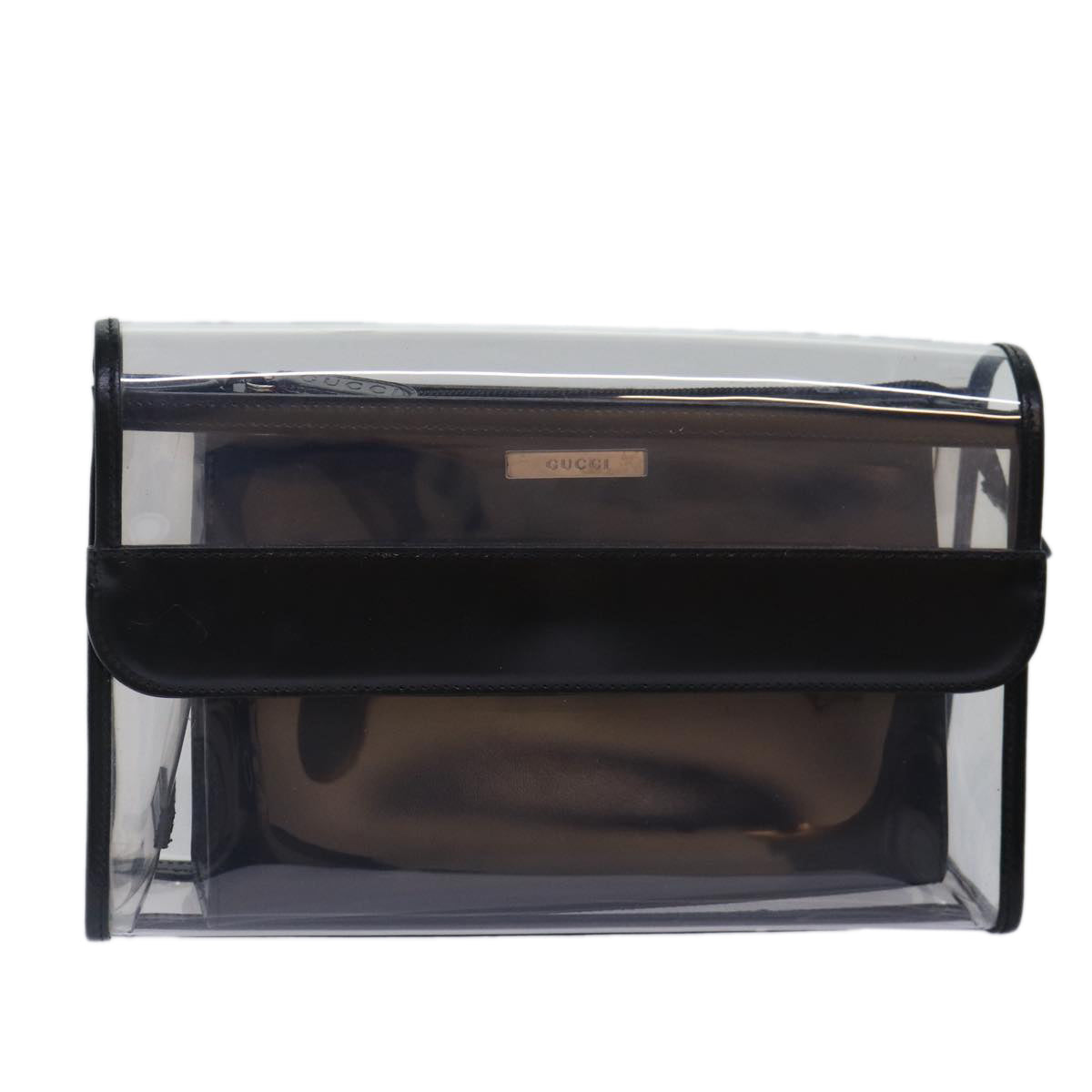 GUCCI Clutch Bag Vinyl Clear Auth 86043