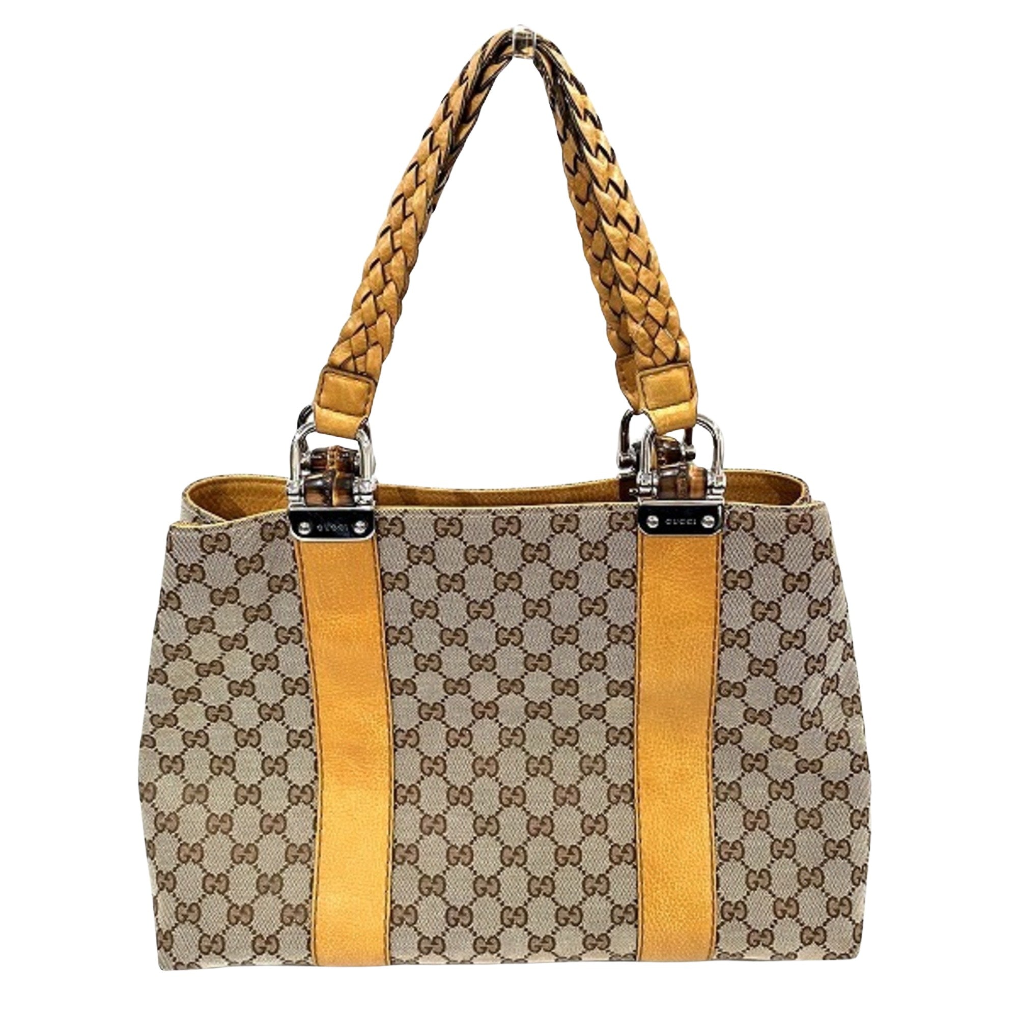 GUCCI Bamboo Tote Bag Luxury Brand Gifts For Women