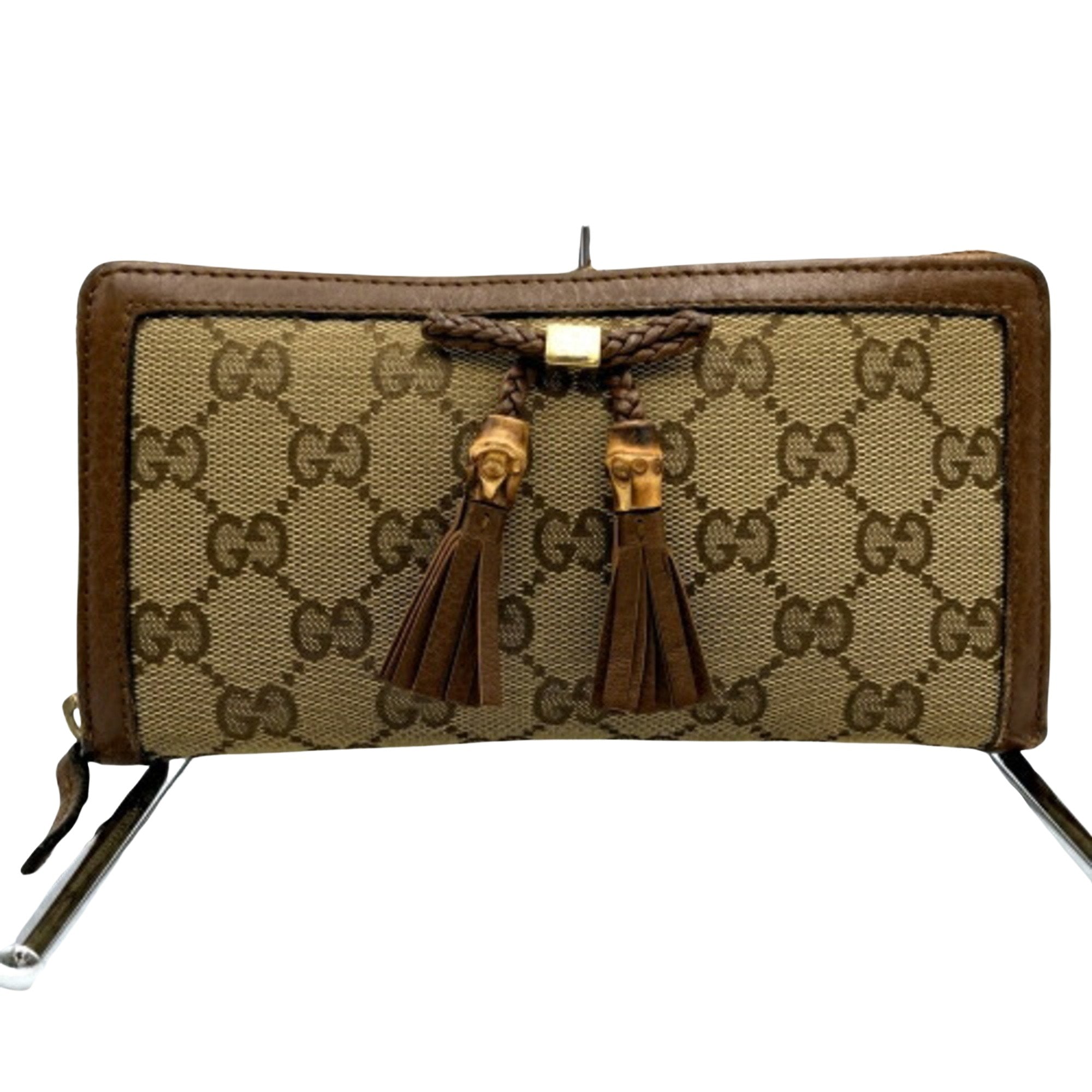 GUCCI GG canvas Wallet, Gucci GG Canvas Jacquard Continental Wallet