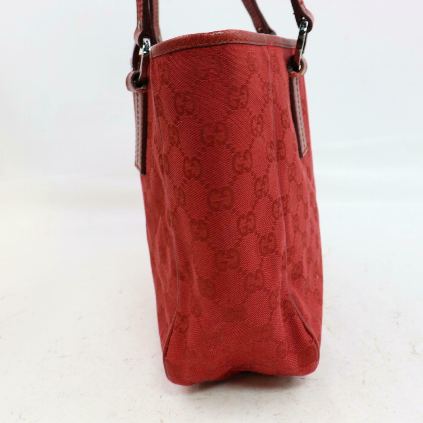 Brand Inspired Gucci Tote Bag Red Canvas SHC114284