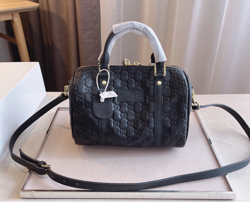 Black Gucci Handbag Bag Luxury Brand