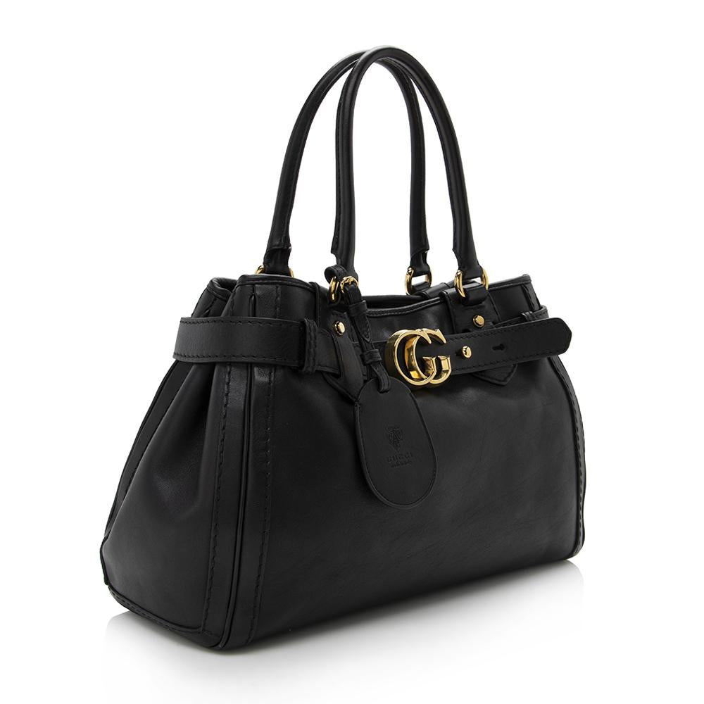 Gucci Leather GG Running Medium Tote SHF14457