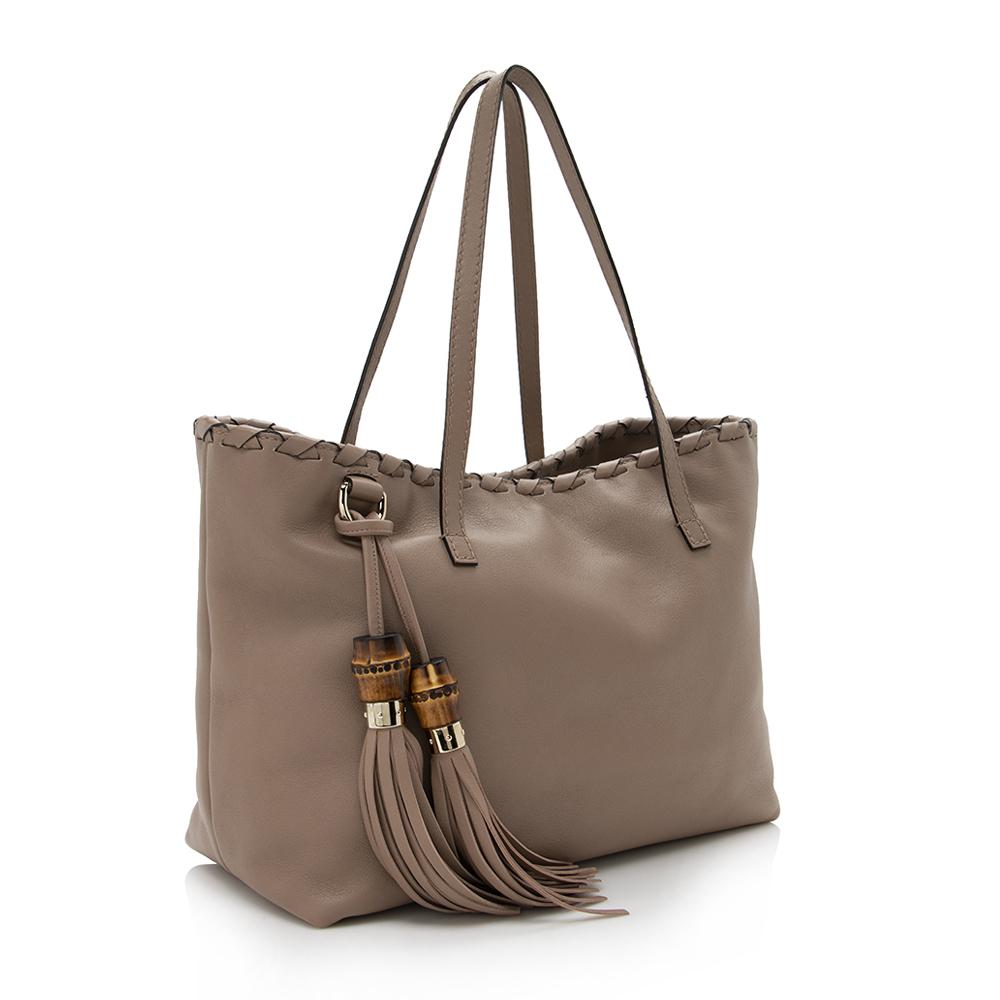 Gucci Leather Large Tassel Tote SHF14465