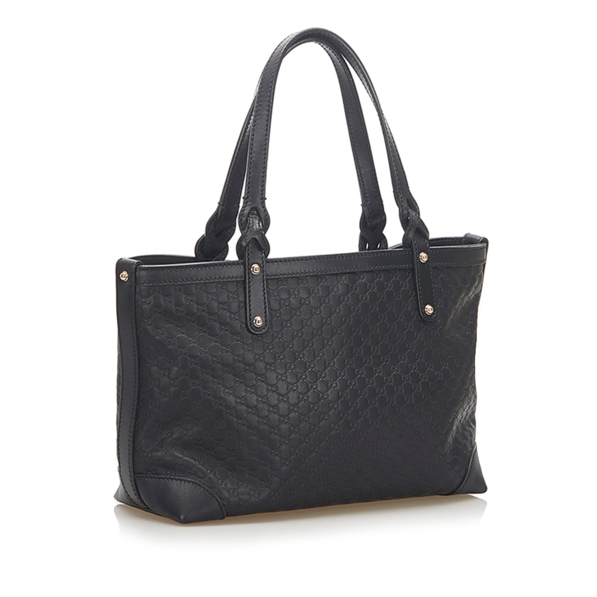 Gucci Microguccissima Craft Leather Tote Bag SHG18778