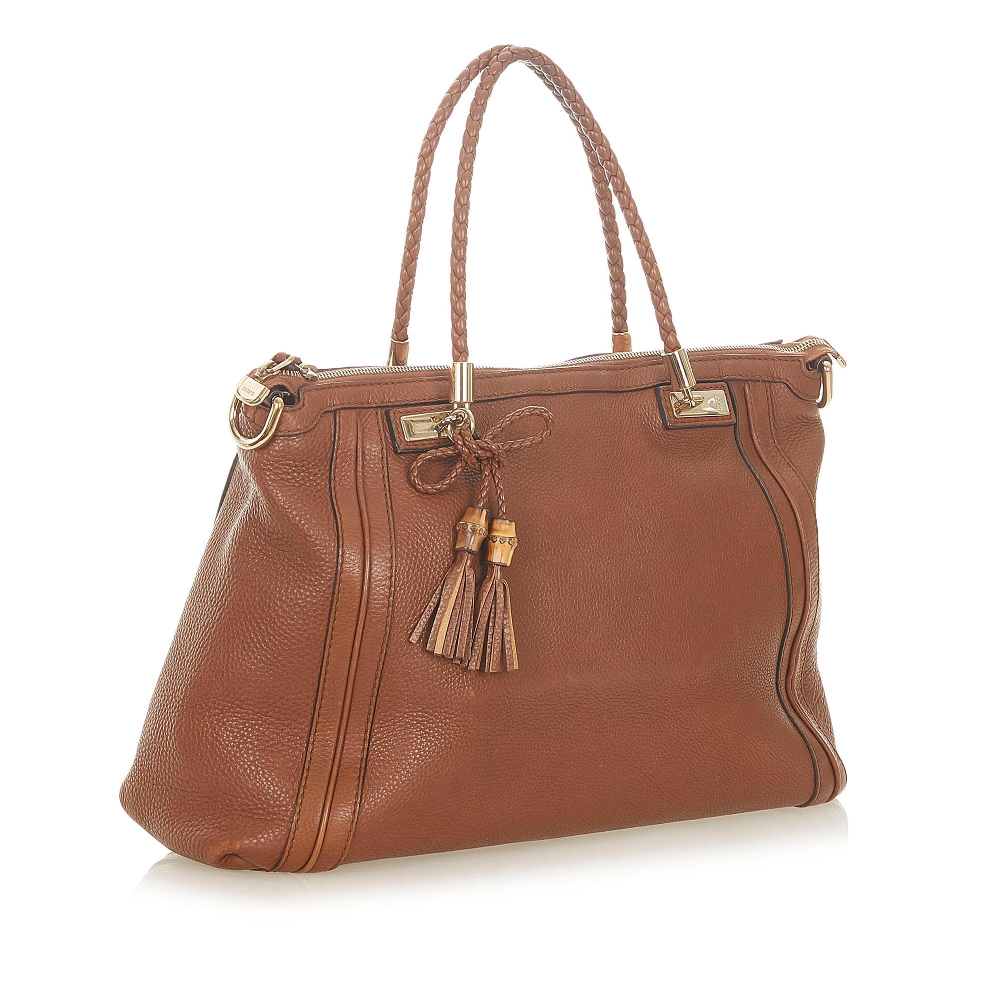 Gucci Marrakech Leather Tote Bag SHG19367