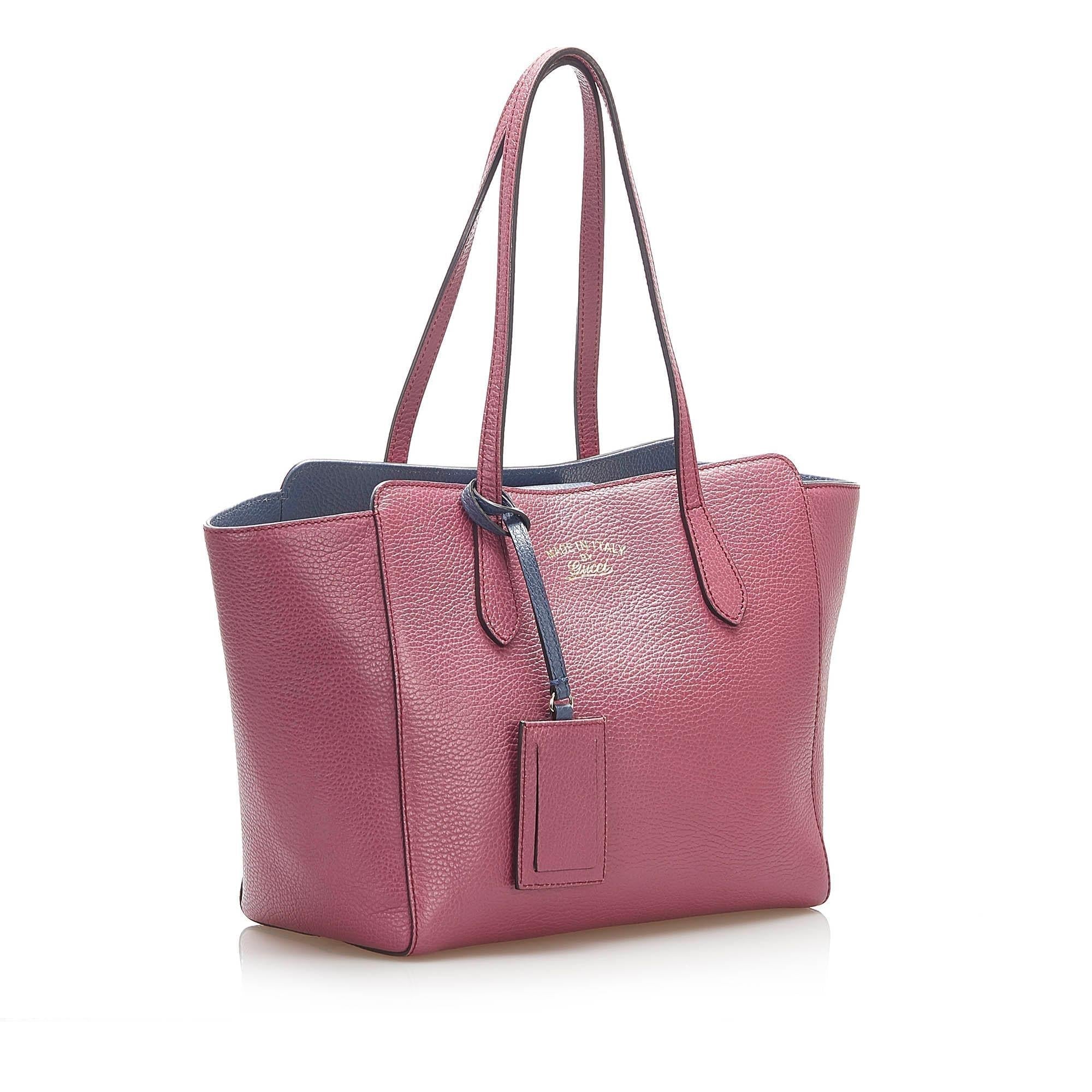 Gucci Swing Leather Tote Bag SHG15774