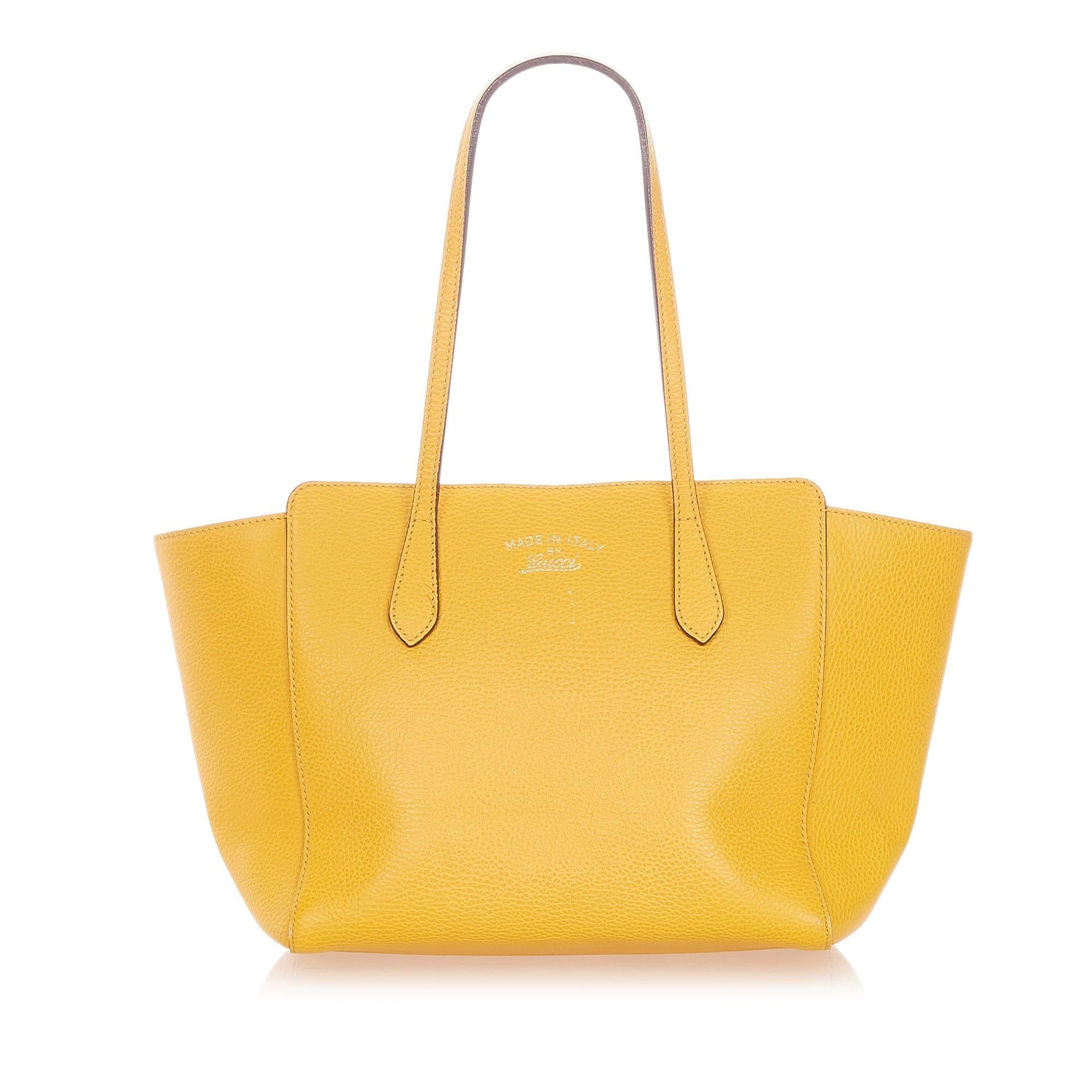 Gucci Swing Leather Tote Bag SHG20608