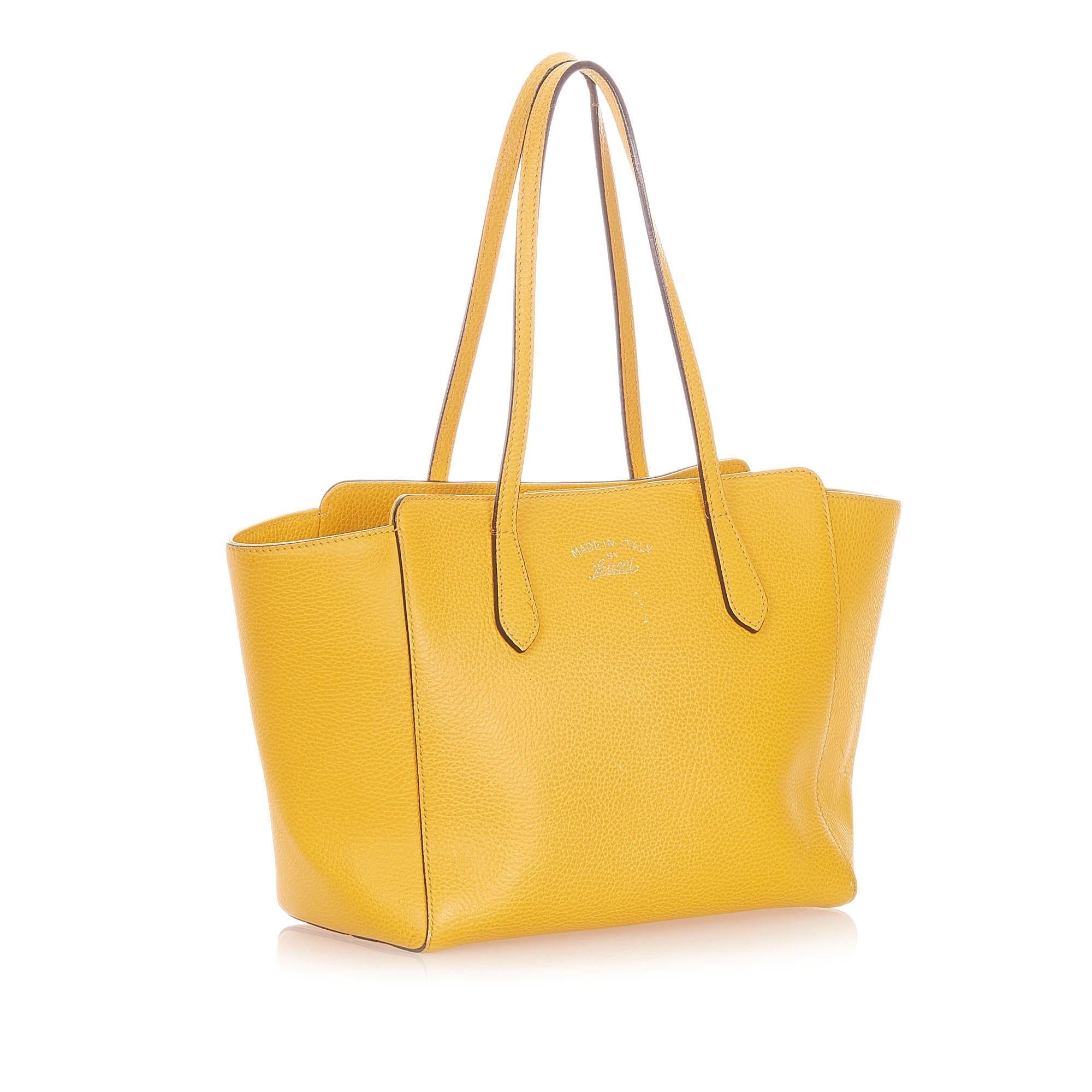 Gucci Swing Leather Tote Bag SHG20608