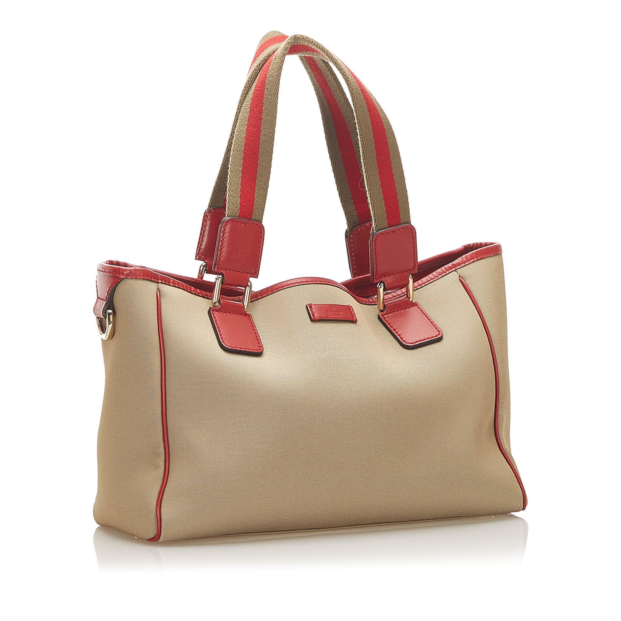 Gucci Web Canvas Tote Bag SHG18978