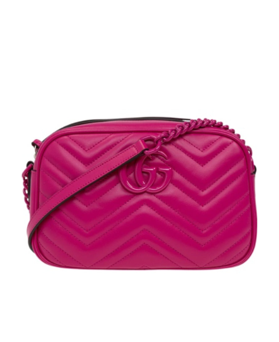 GUCCI Calfskin Matelasse Monochrome Small GG