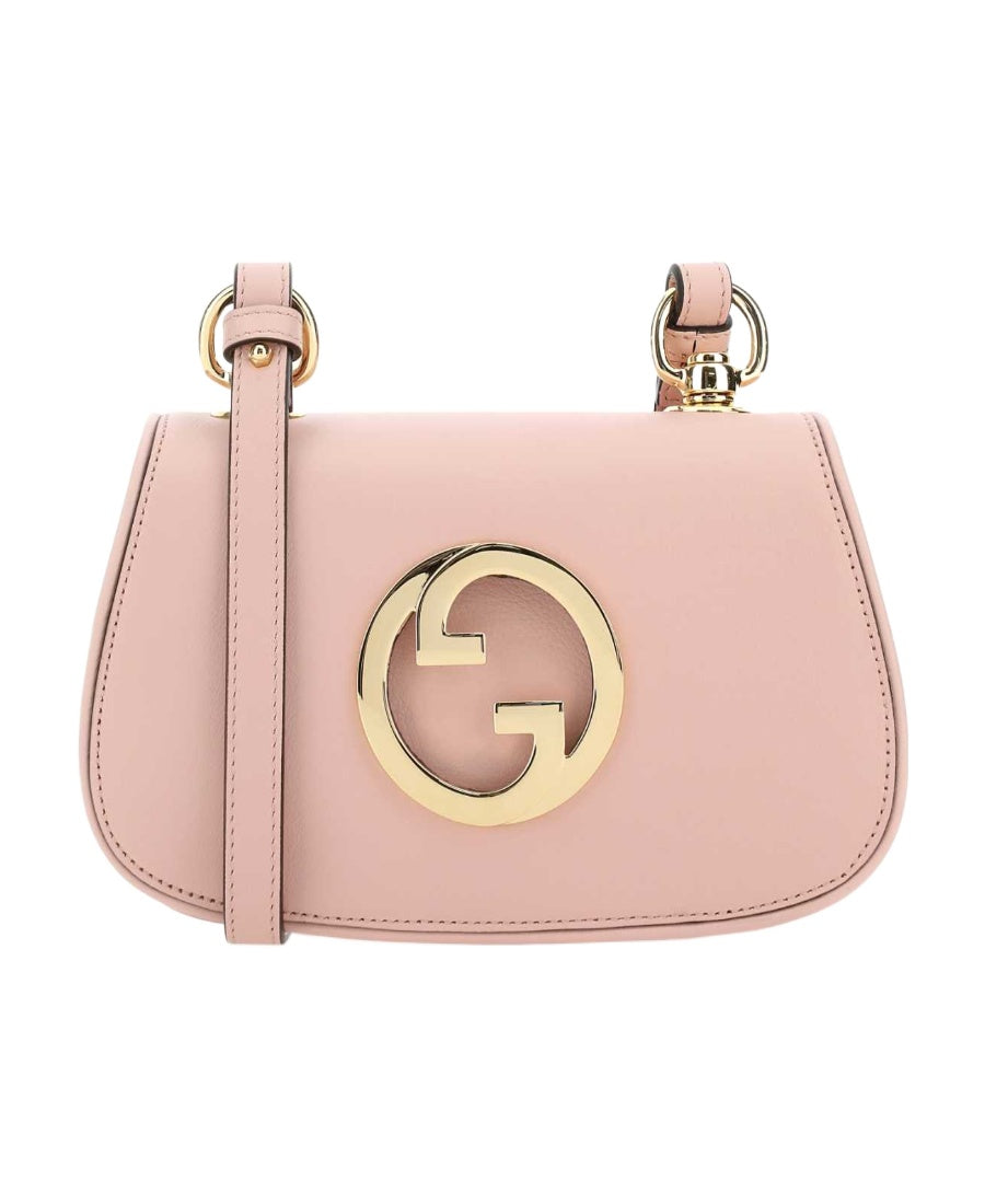 Gucci Blondie medium shoulder bag in light pink leather