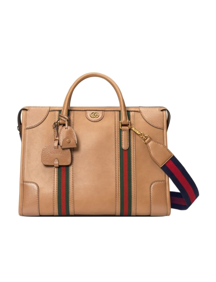Gucci GUCCI Large Leather Duffle Bag Gucci