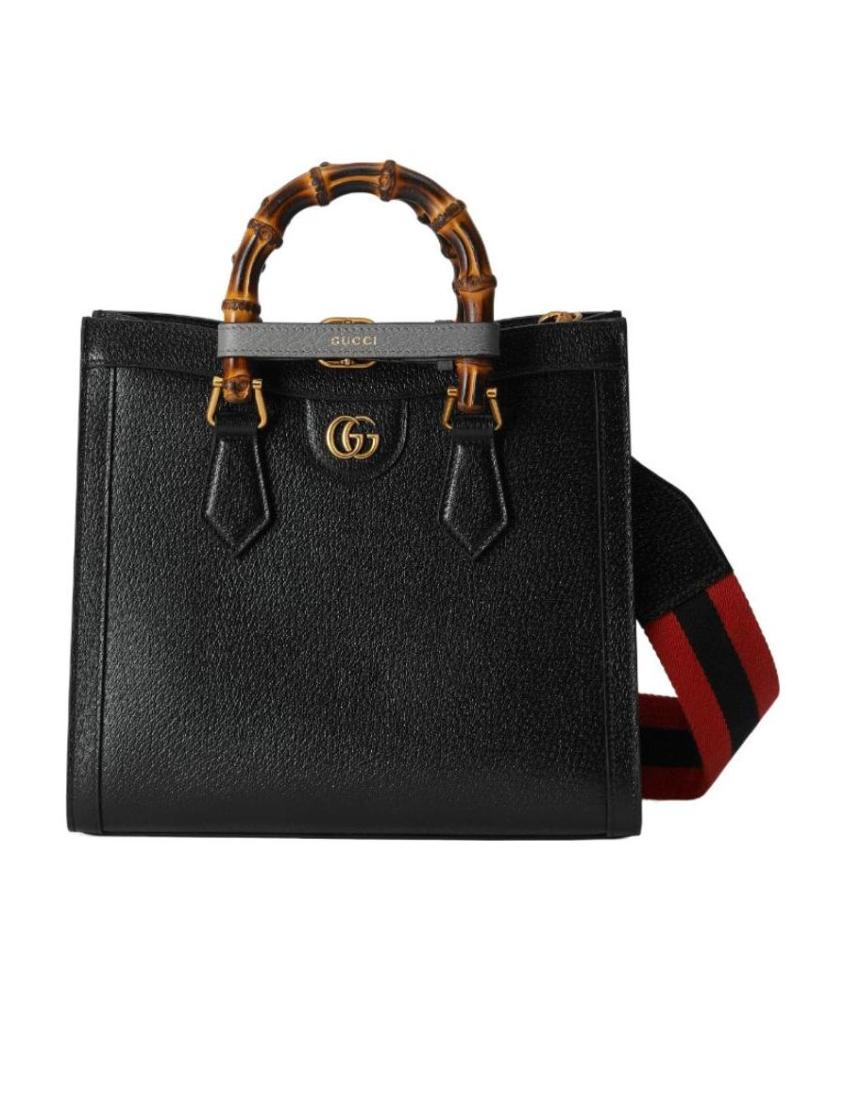 Gucci Gucci Diana medium tote bag in Black Leather