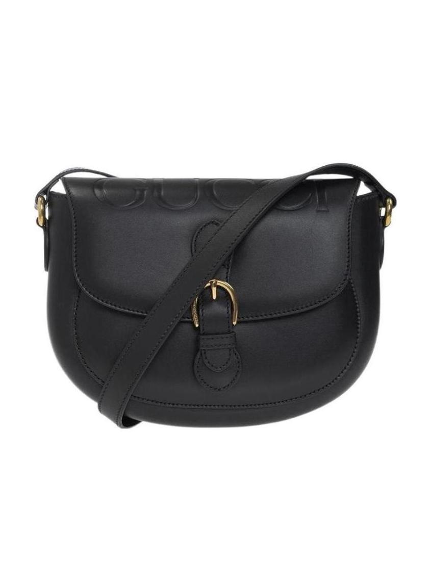 Gucci Black Leather Shoulder Bag