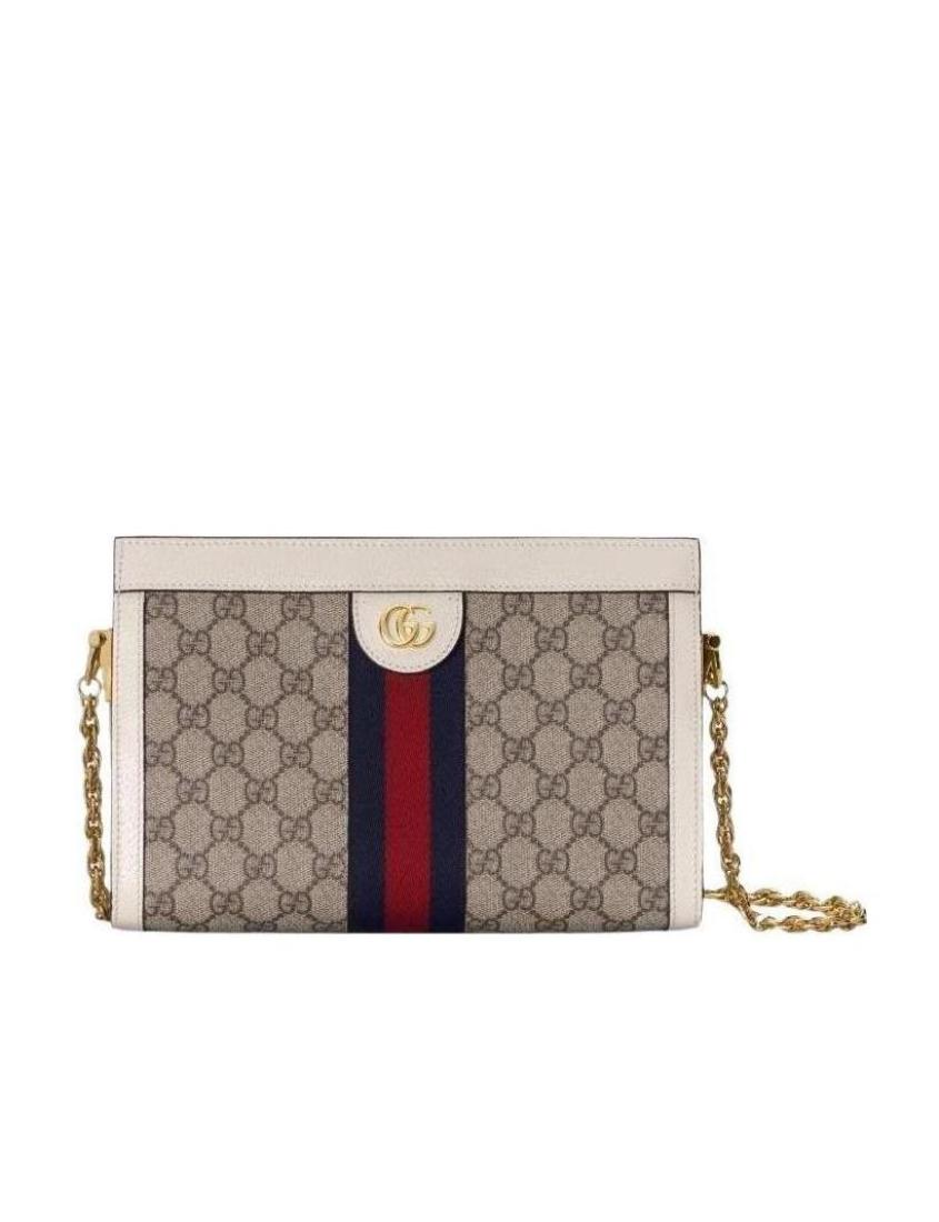 Gucci GG Web Small Ophidia Chain Shoulder Bag