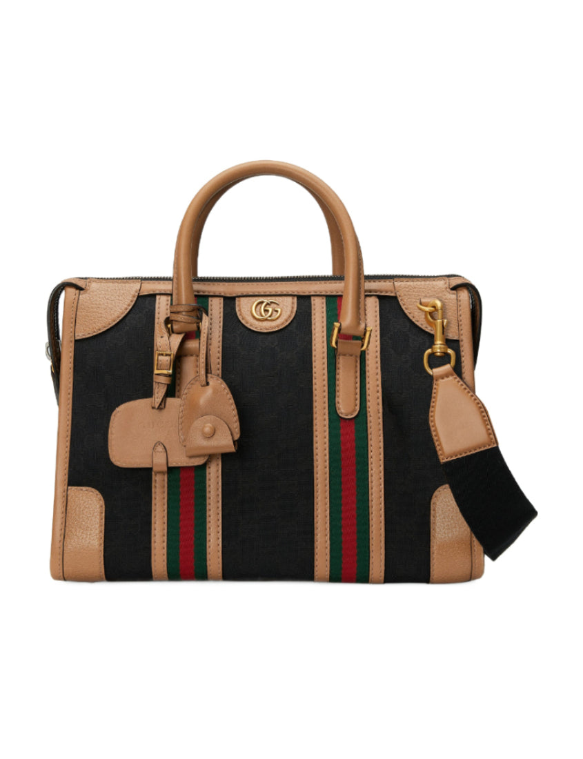 Gucci Bauletto GG Canvas Top Handle Bag Handle Bags