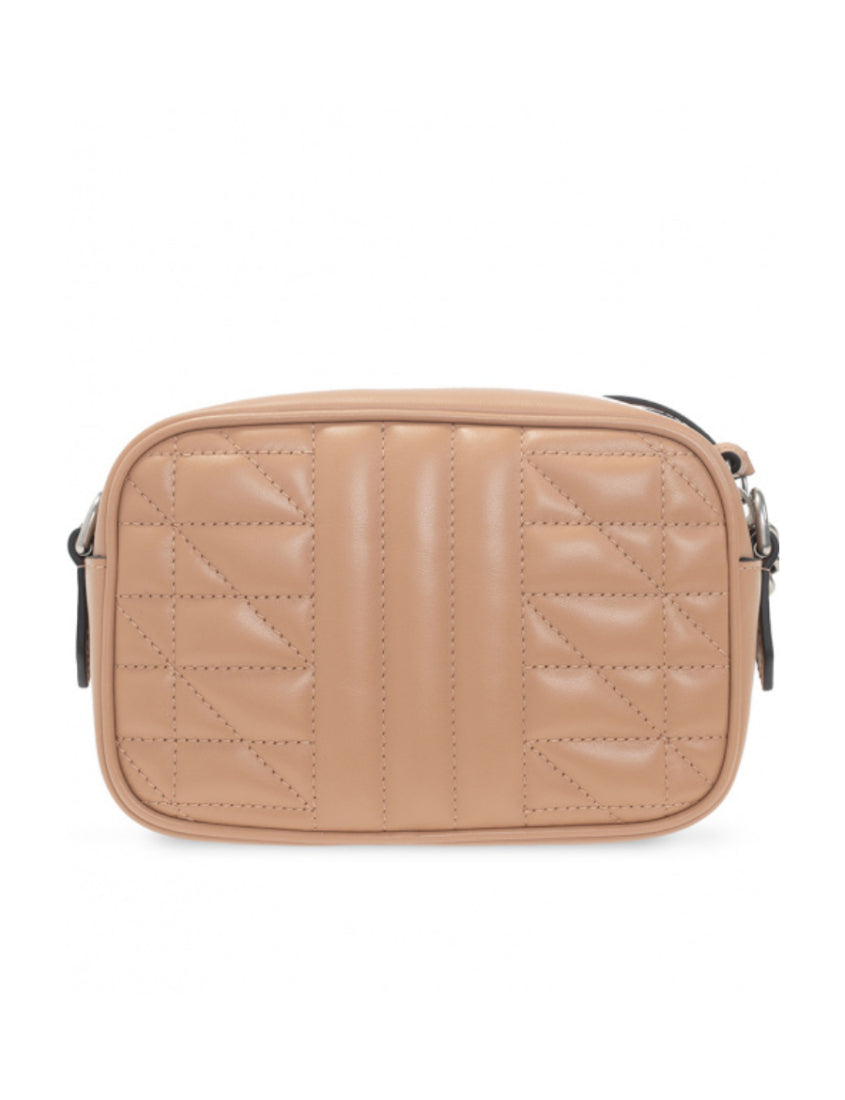 Gucci Double G Aria Marmont Small Grey Crossbody Bag