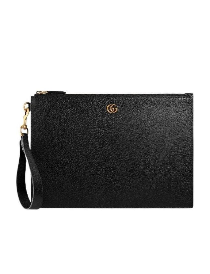 Gucci GG Marmont Collection Leather Clutch Bag