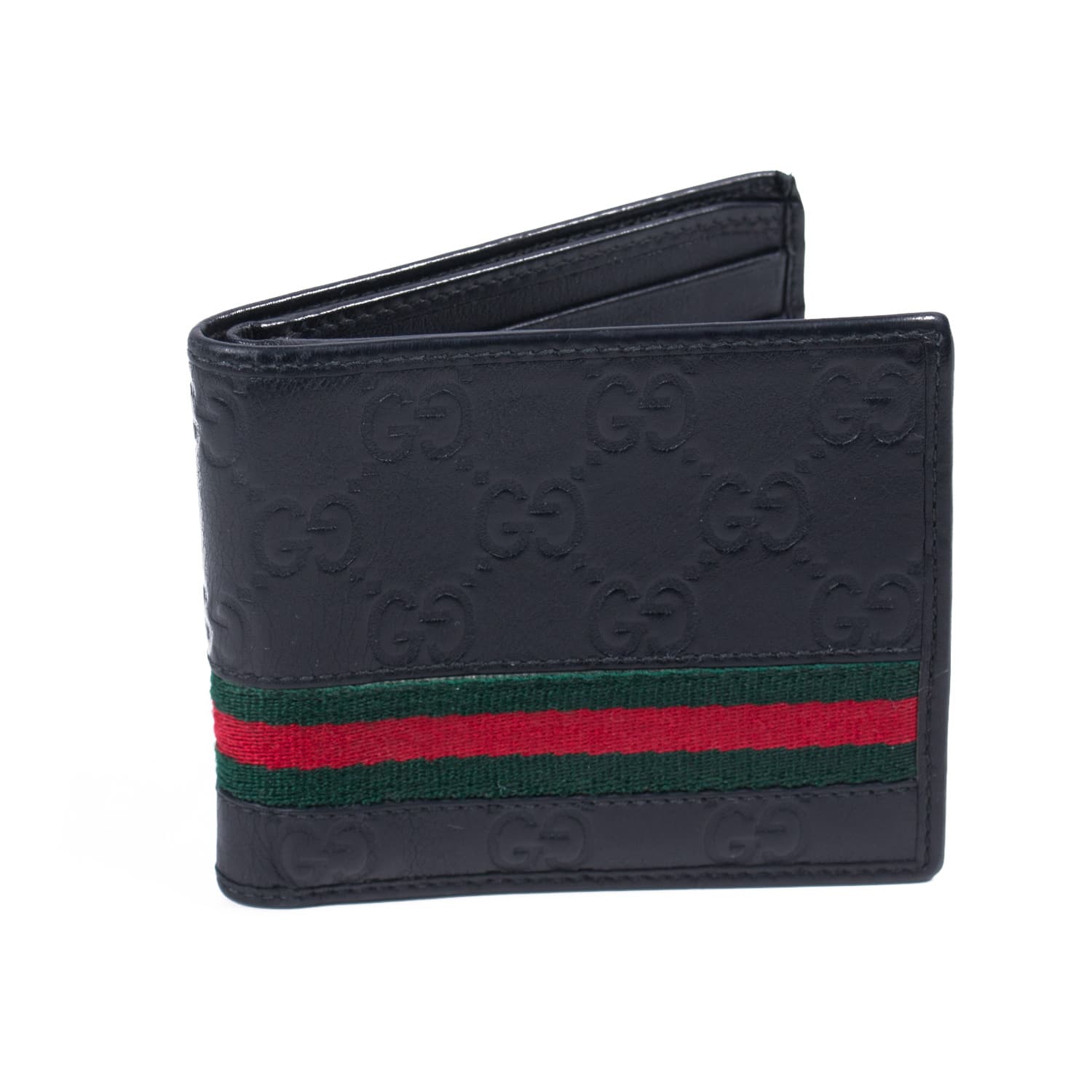 Gucci Guccissima Web BiFold Wallet