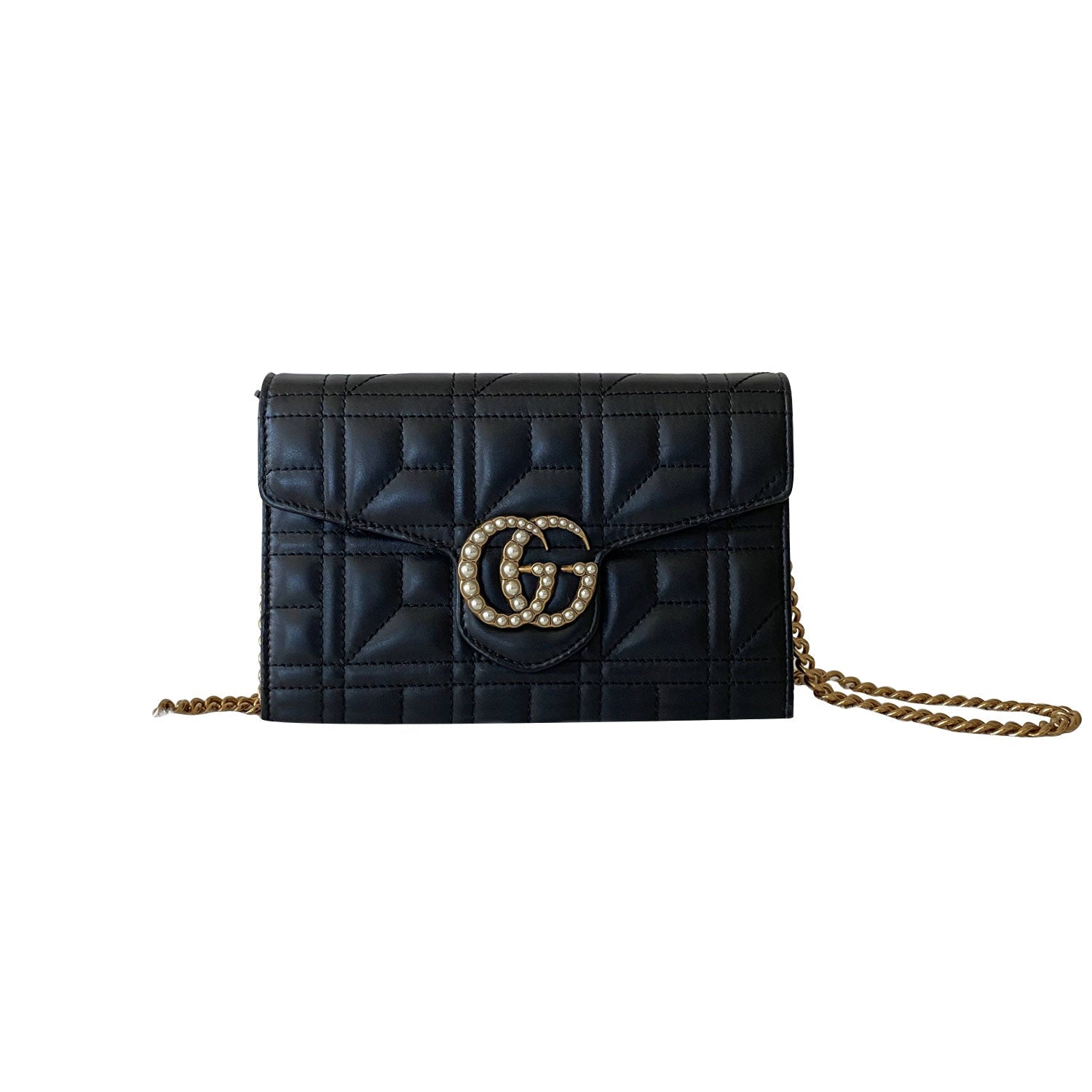 Gucci GG Marmont Matelass Wallet On Chain