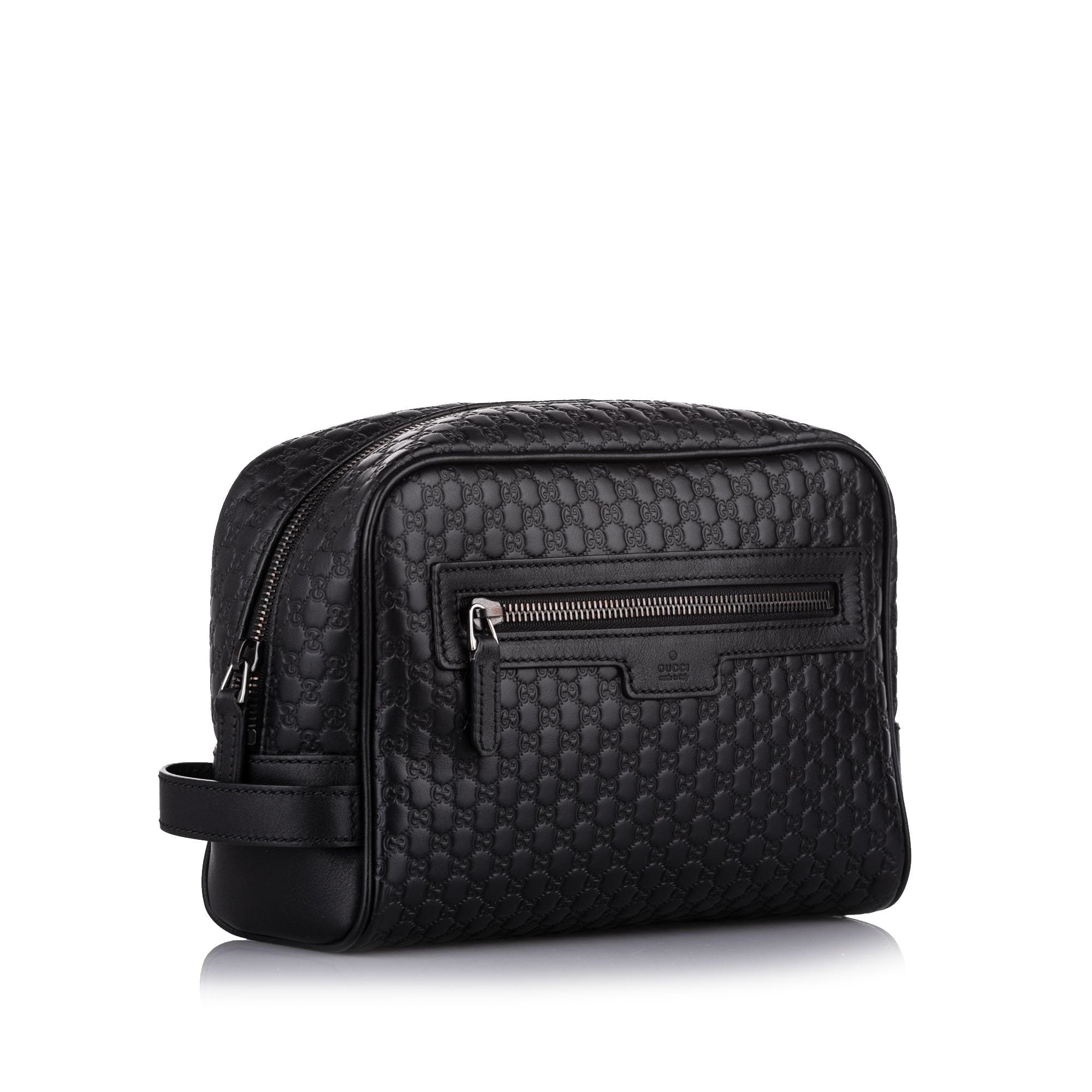 Gucci Black Microguccissima Clutch