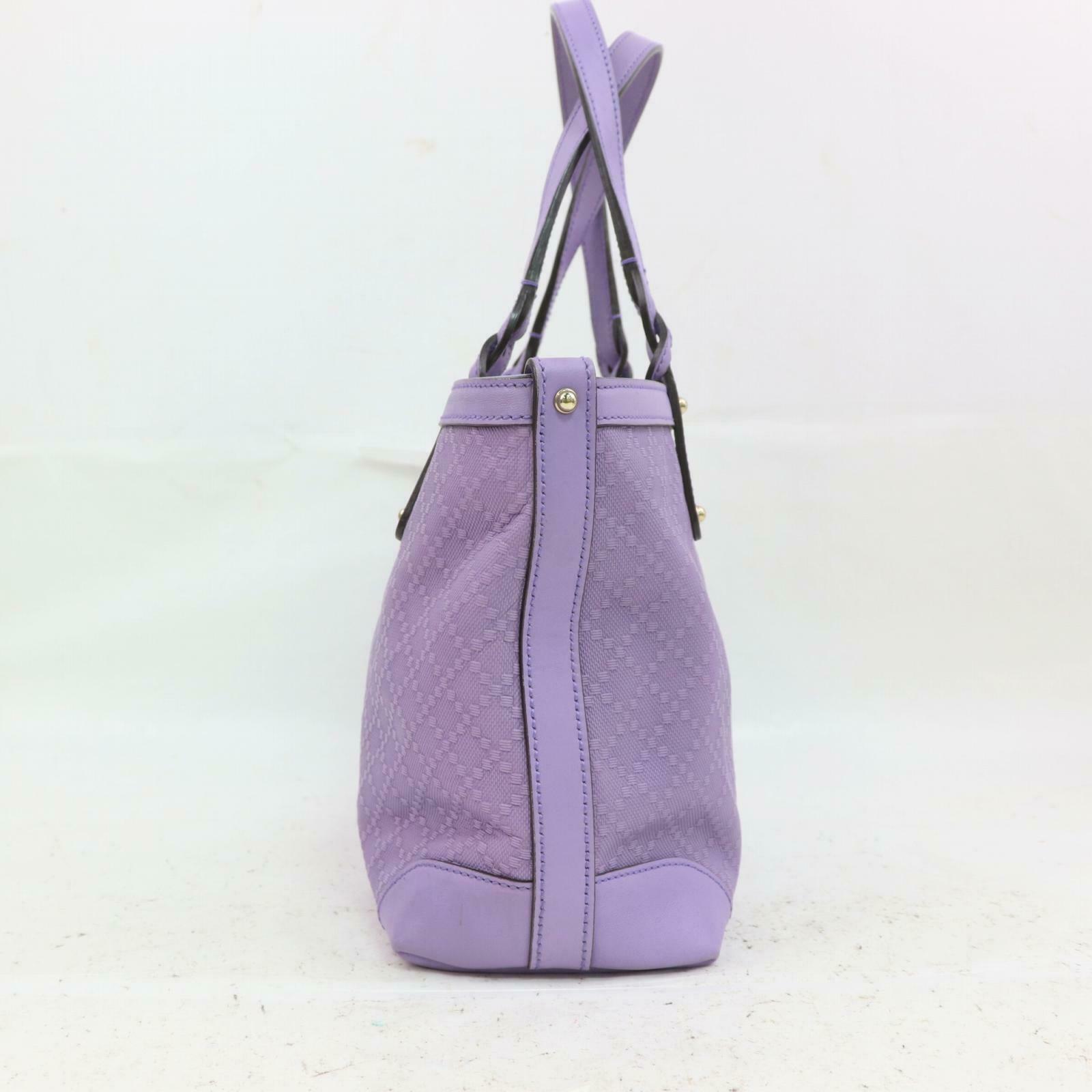 Brand Inspired Gucci Tote Bag Diamante Purple PVC SHC710280