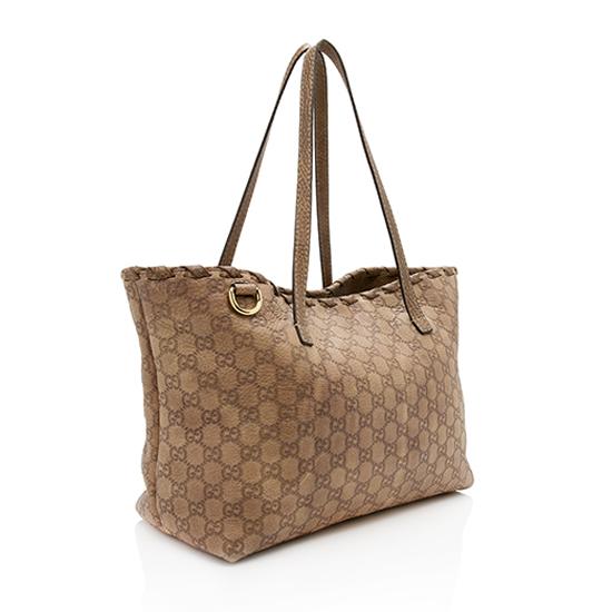 Gucci Guccissima Leather Bamboo Tassel Tote FINAL SALE