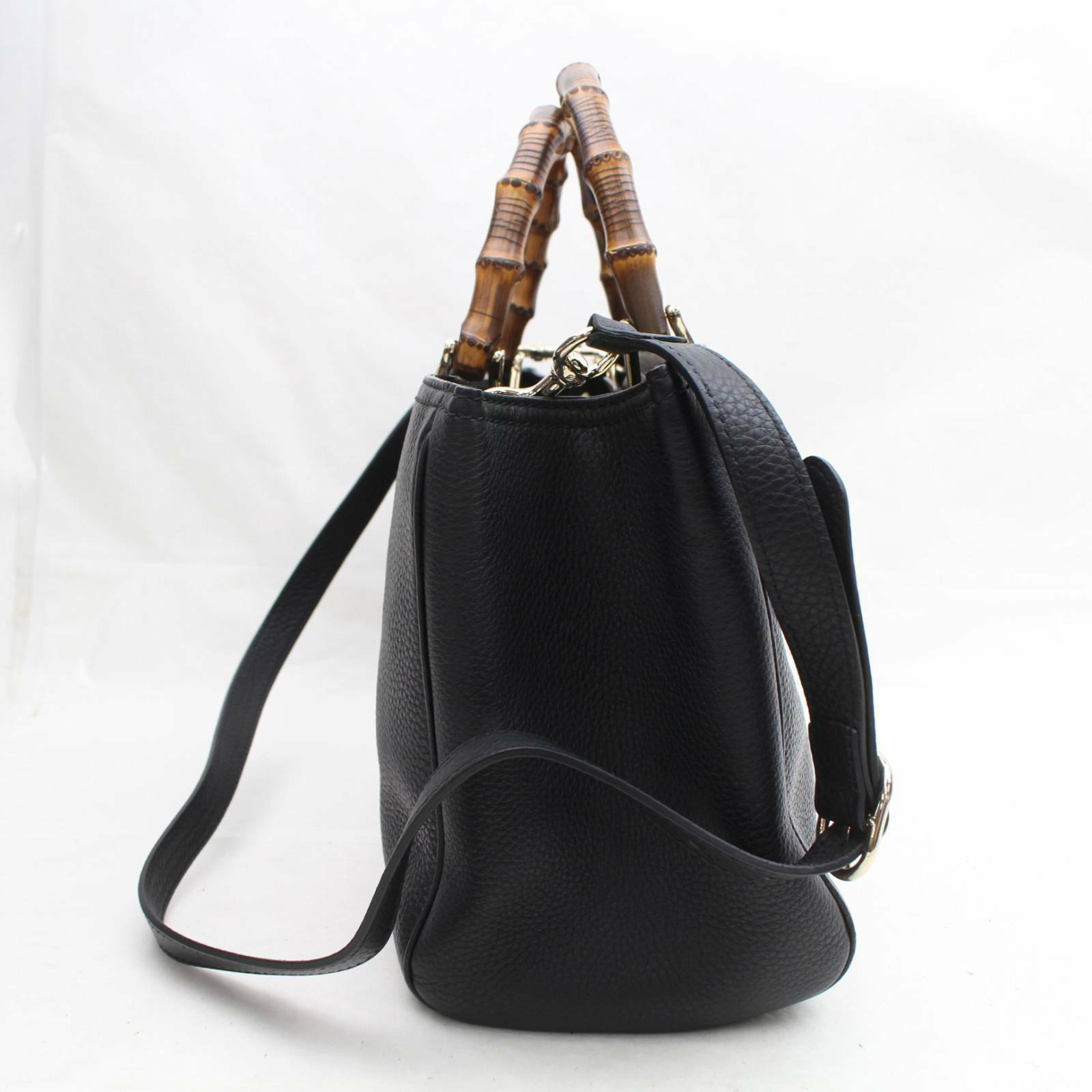 Brand Inspired Gucci Tote Bag Black Leather SHC710299
