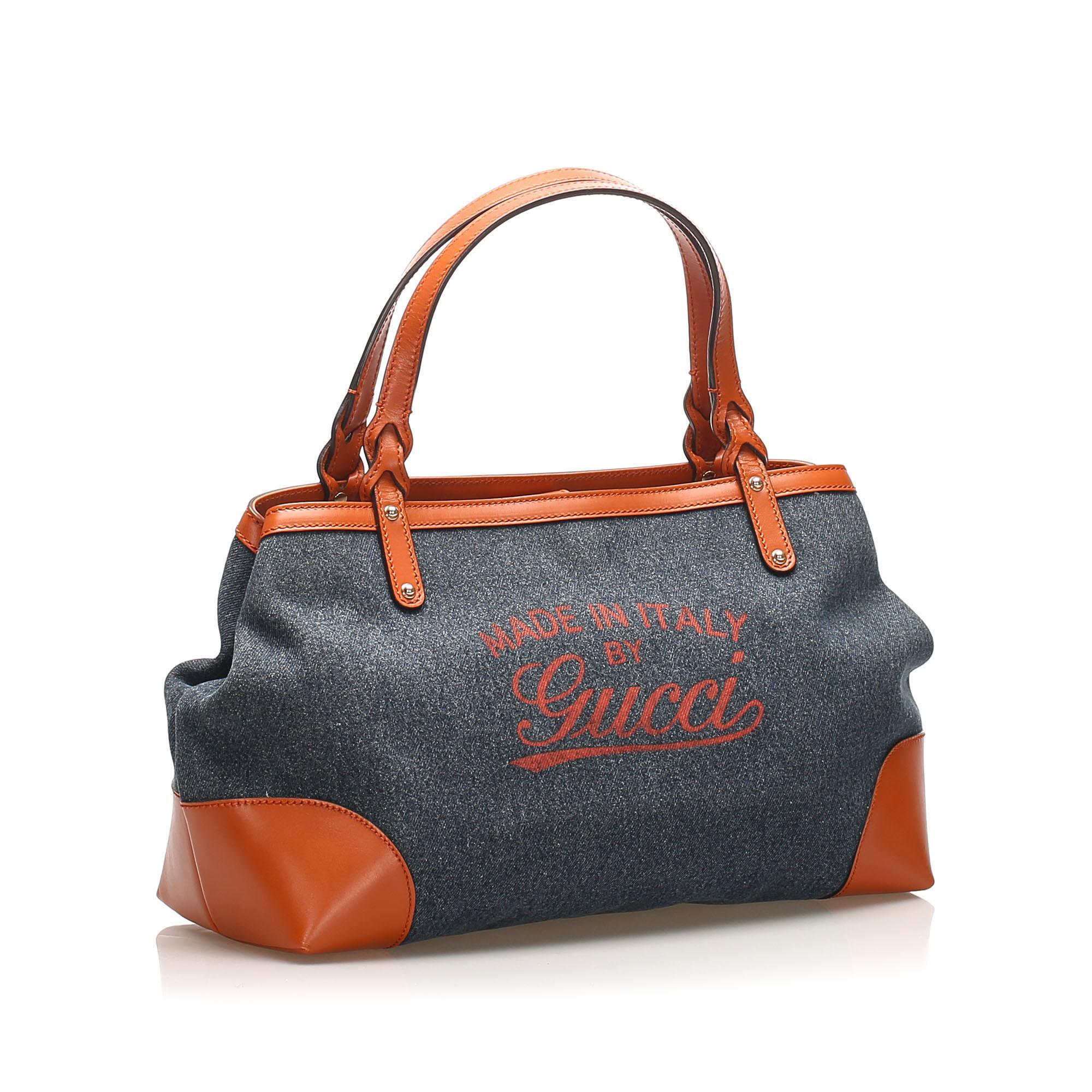 Gucci Craft Denim Tote Bag SHG11937