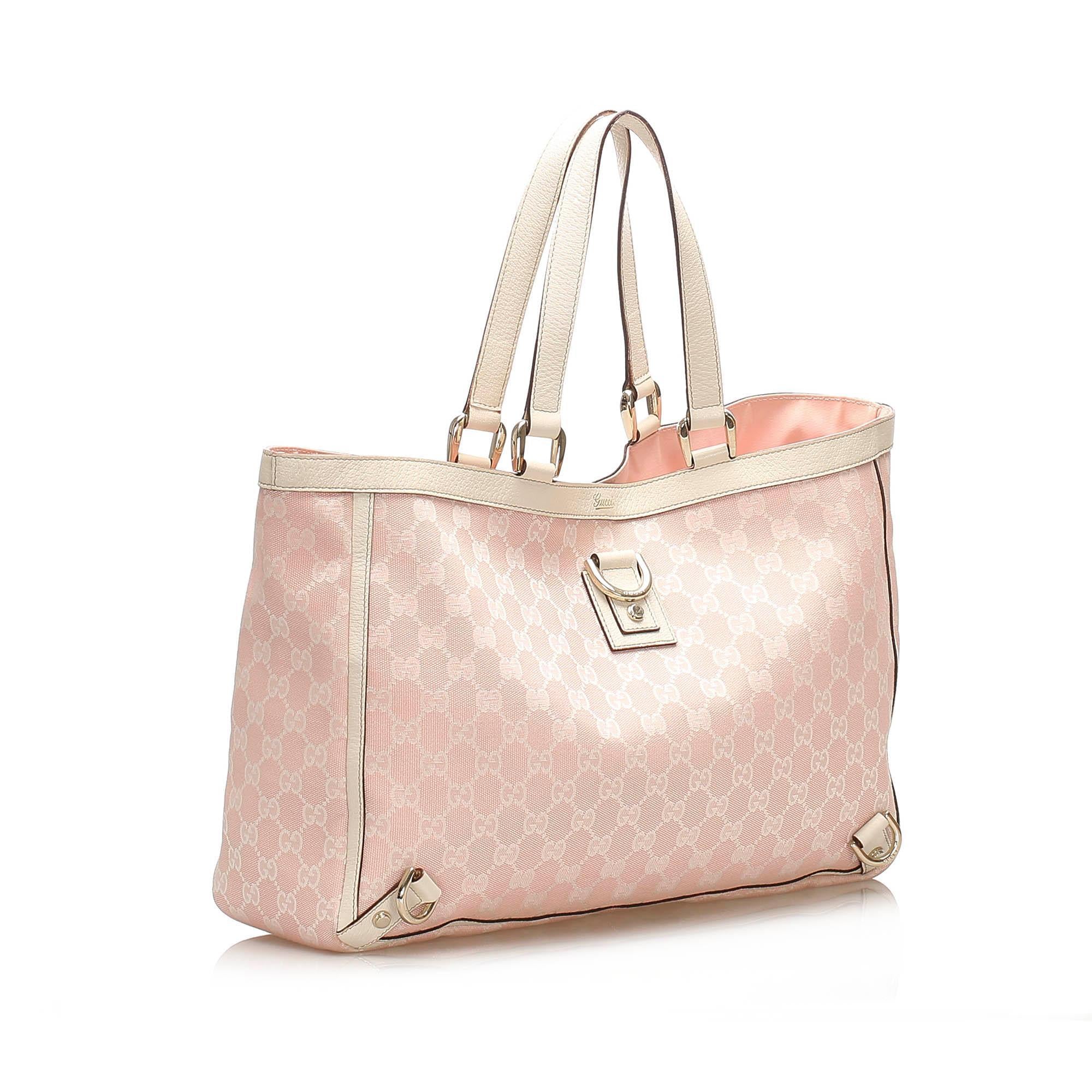 Gucci GG Canvas Abbey D Ring Tote Bag SHG11881