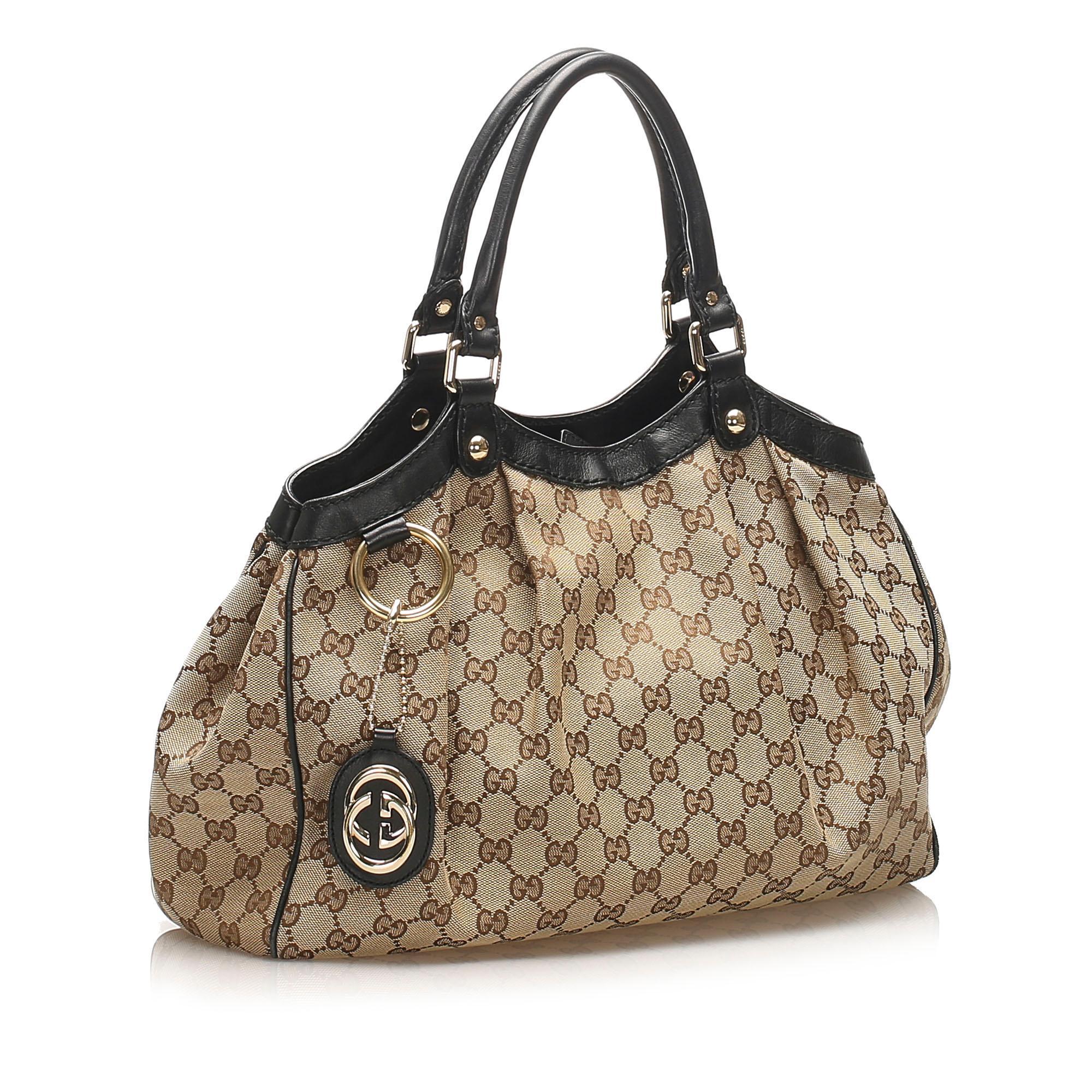 Gucci GG Canvas Sukey Tote Bag SHG11955