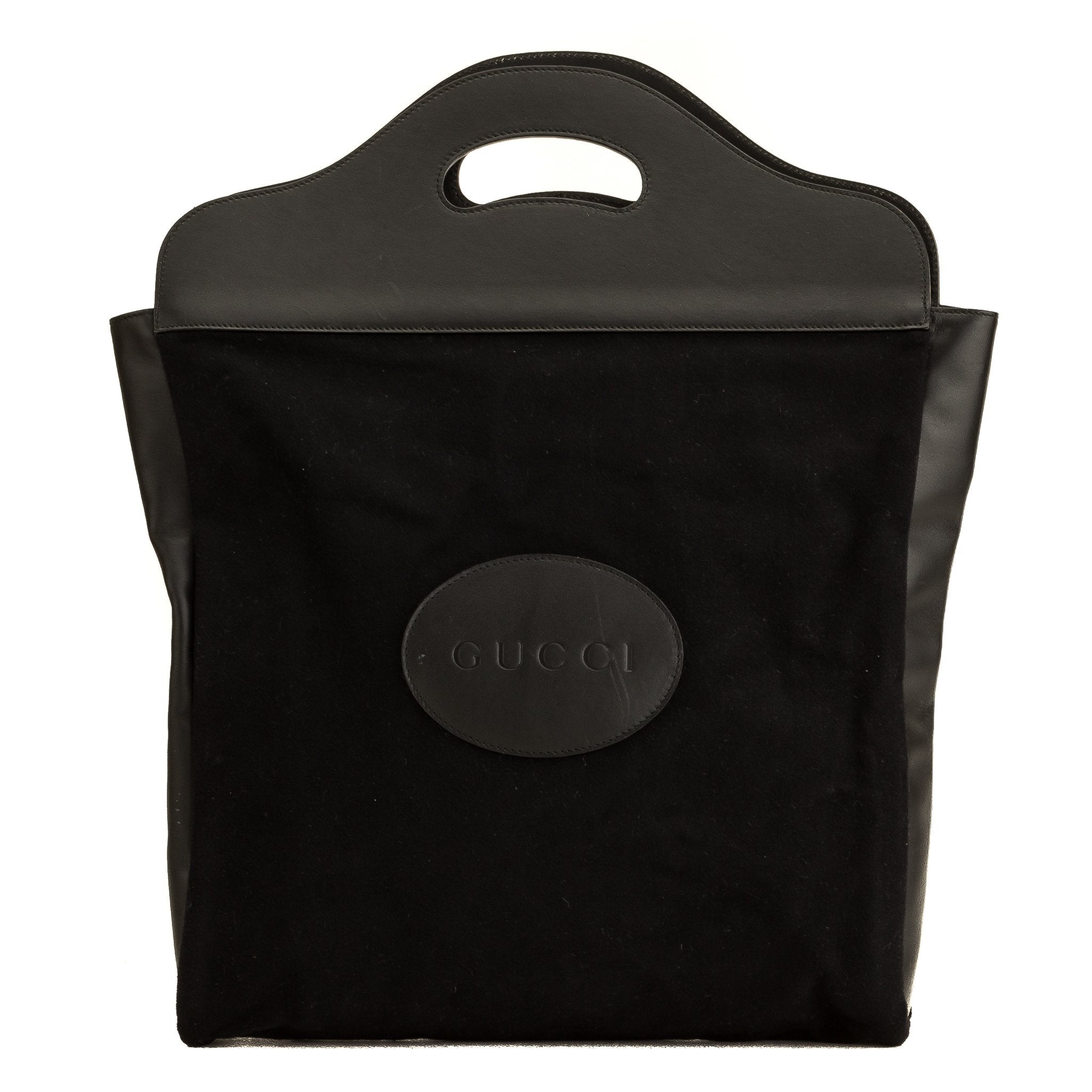 Gucci Black Suede Tote Bag 5101040