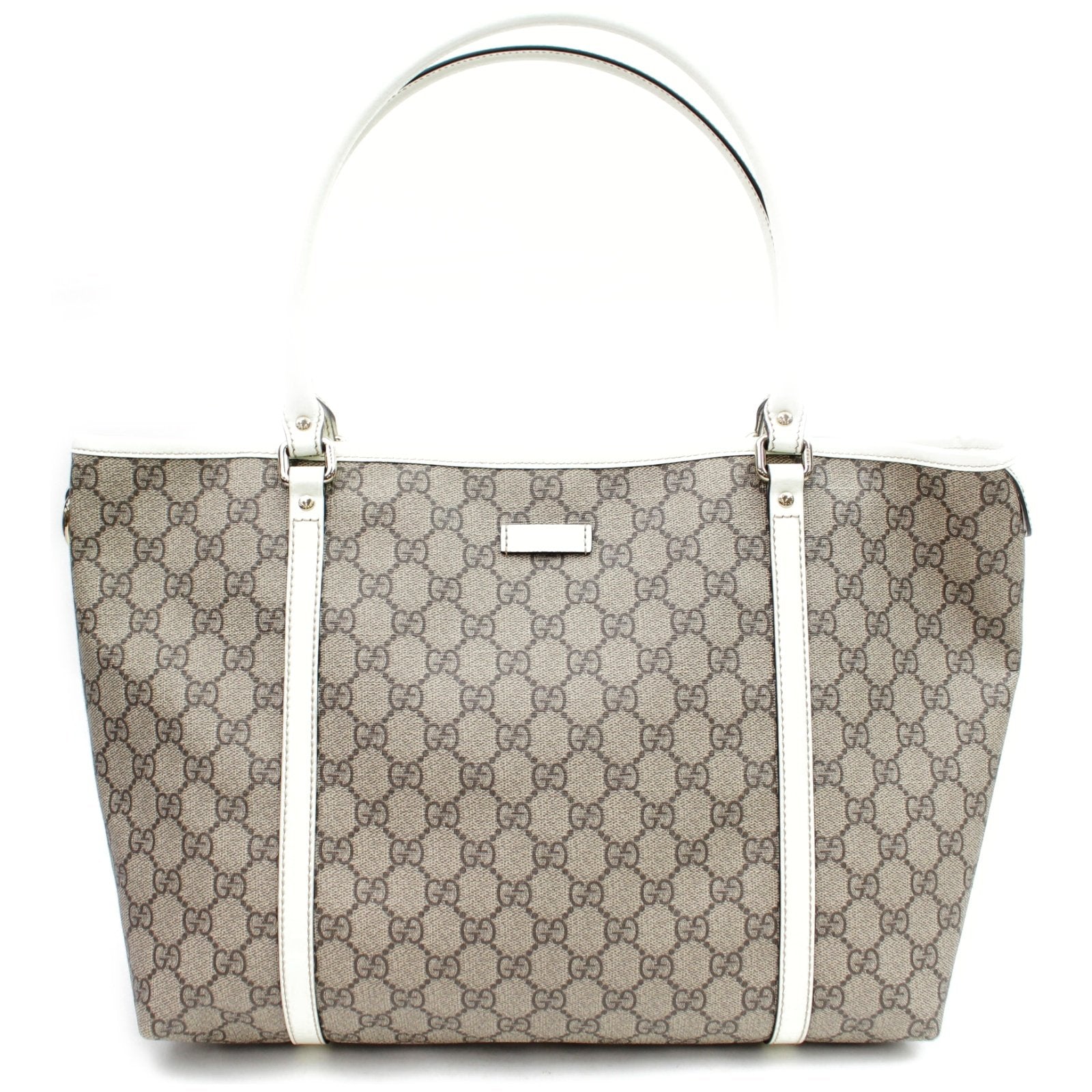 Gucci Tote Bag Gg Supreme Brown PVC SHC117054