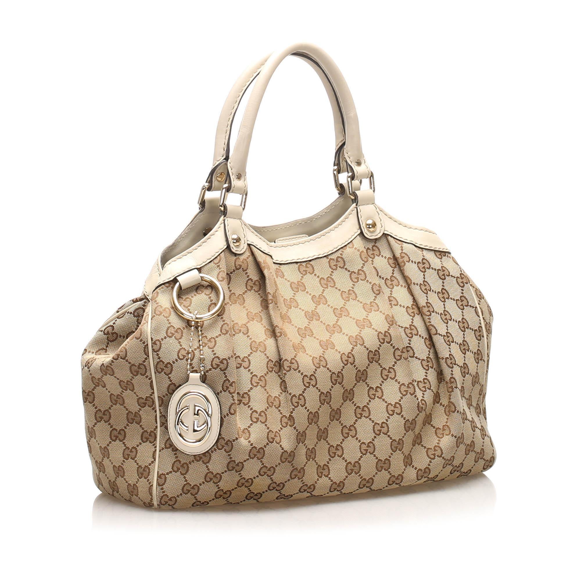 Gucci GG Canvas Sukey Tote Bag SHG11802