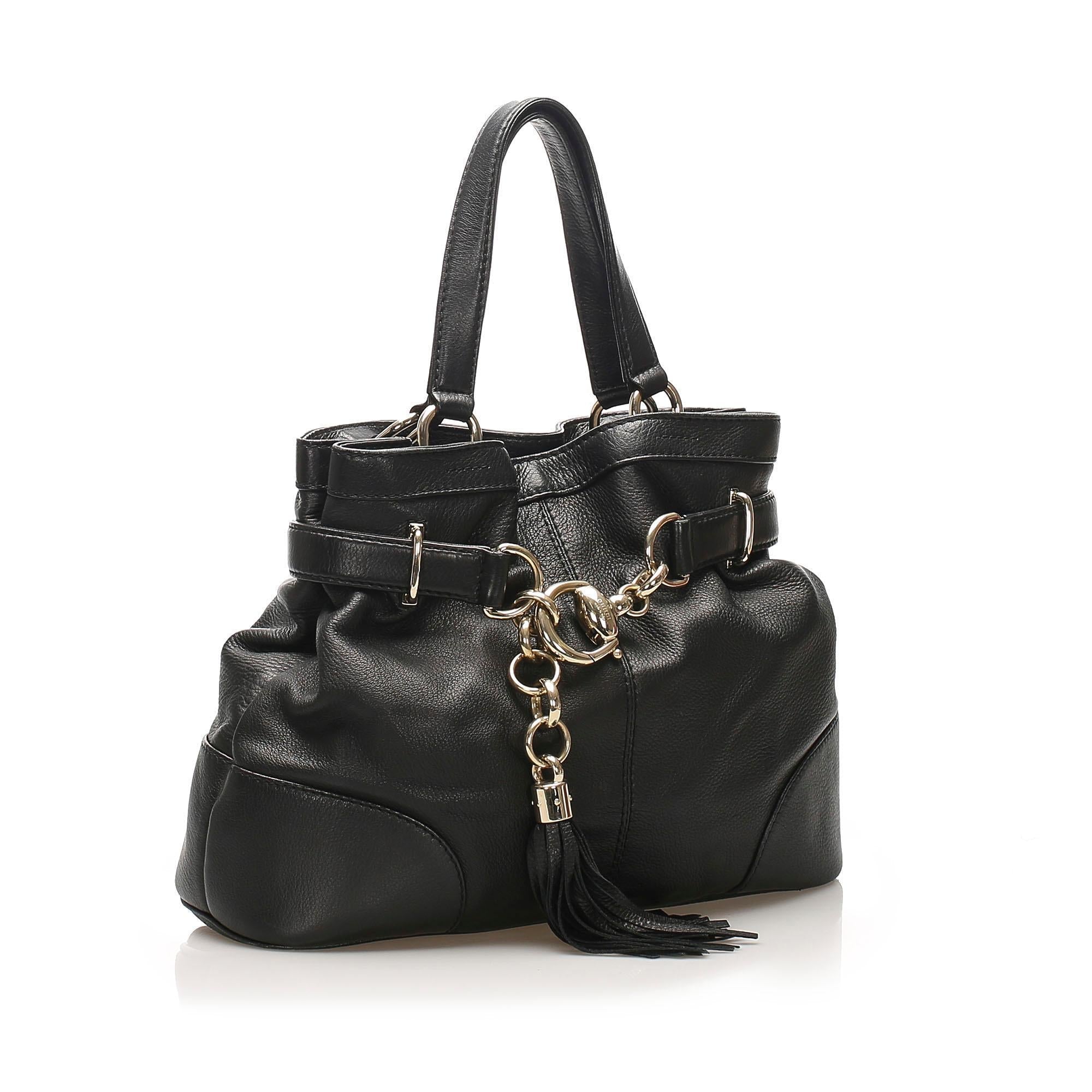 Gucci Leather Sienna Bit Tote SHG11428