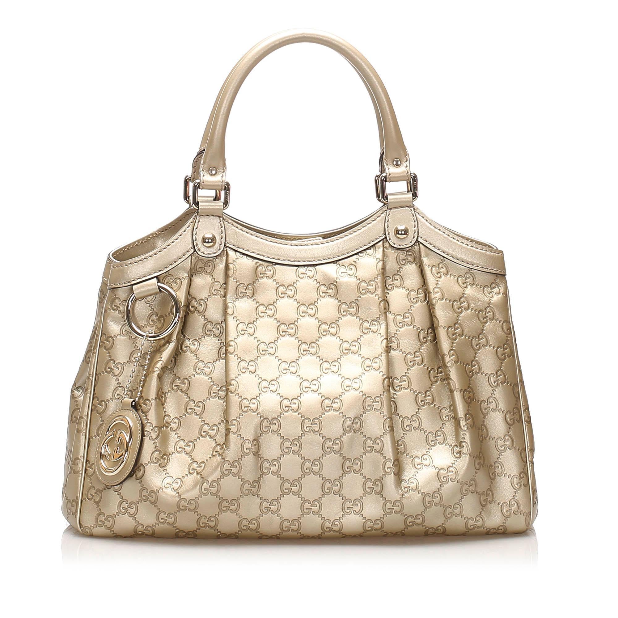 Gucci Guccissima Sukey Leather Tote Bag SHG11408
