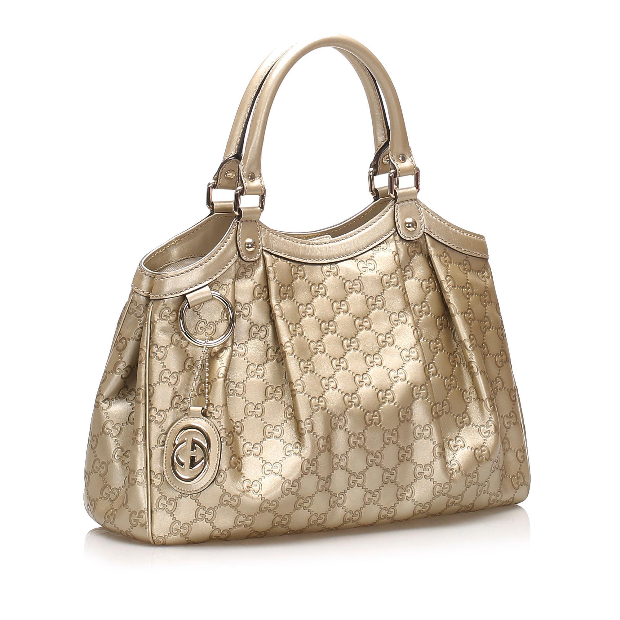 Gucci Guccissima Sukey Leather Tote Bag SHG11408